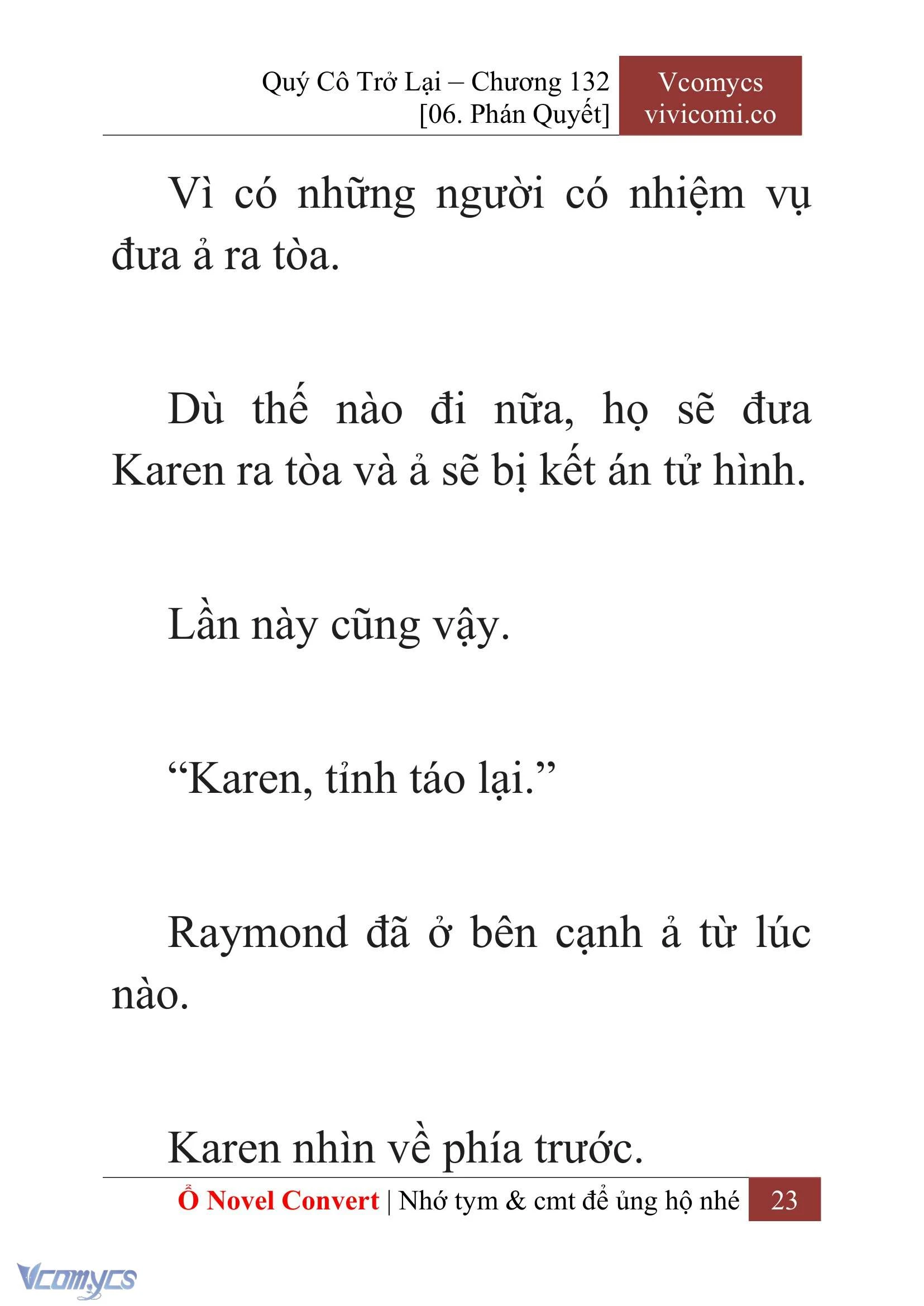 [Novel] Quý Cô Trở Lại Chapter  132 - 25