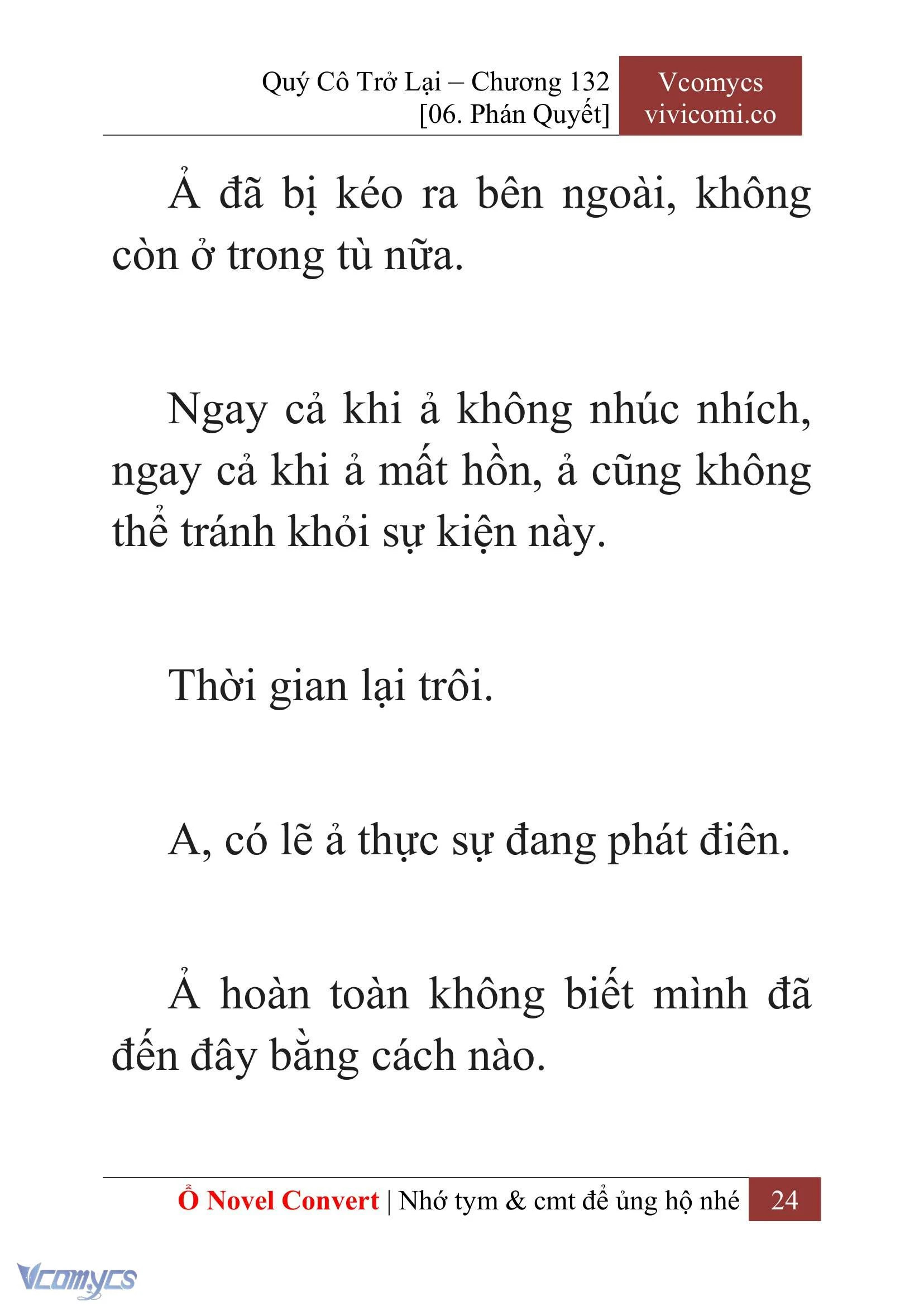 [Novel] Quý Cô Trở Lại Chapter  132 - 26