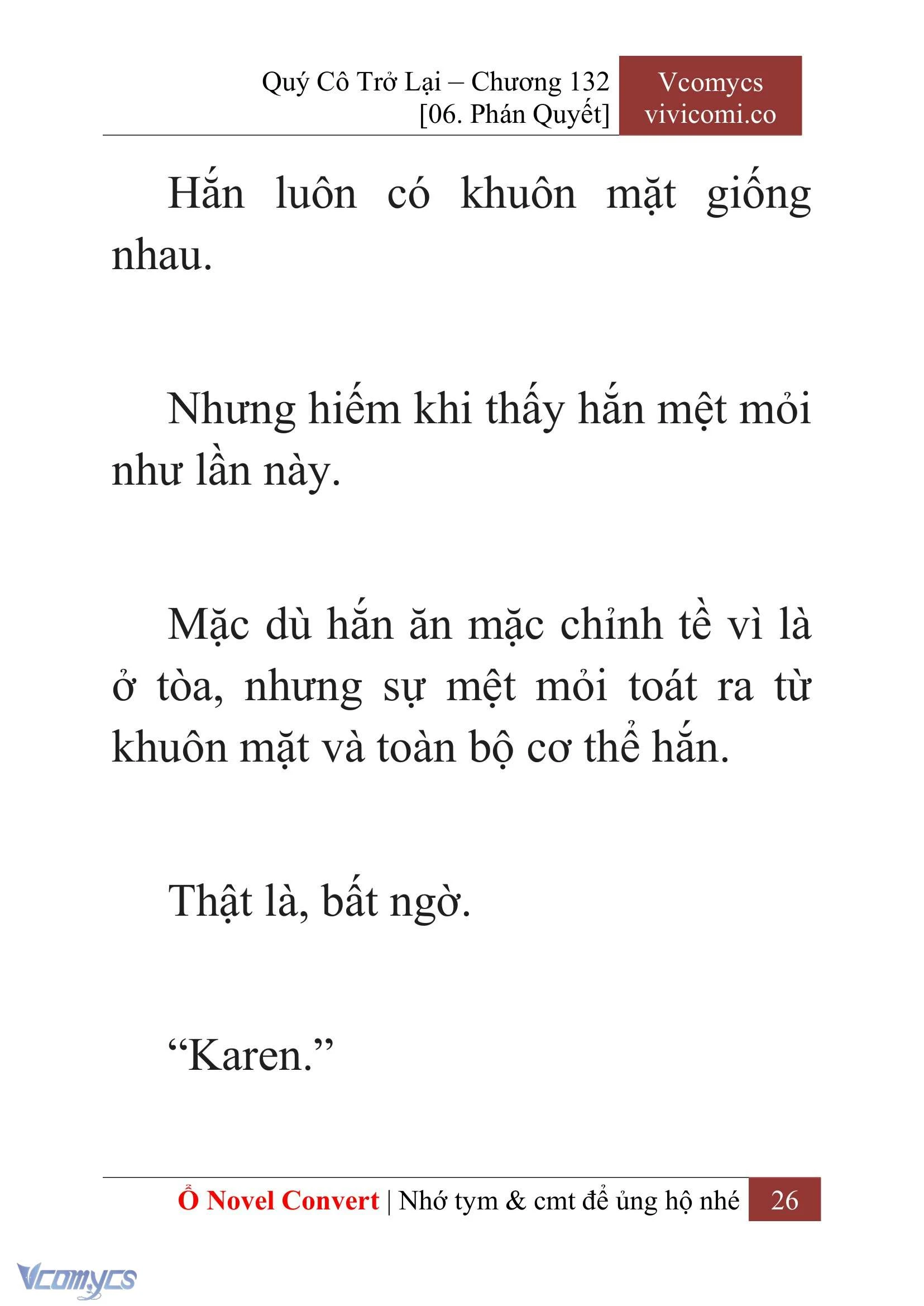 [Novel] Quý Cô Trở Lại Chapter  132 - 28
