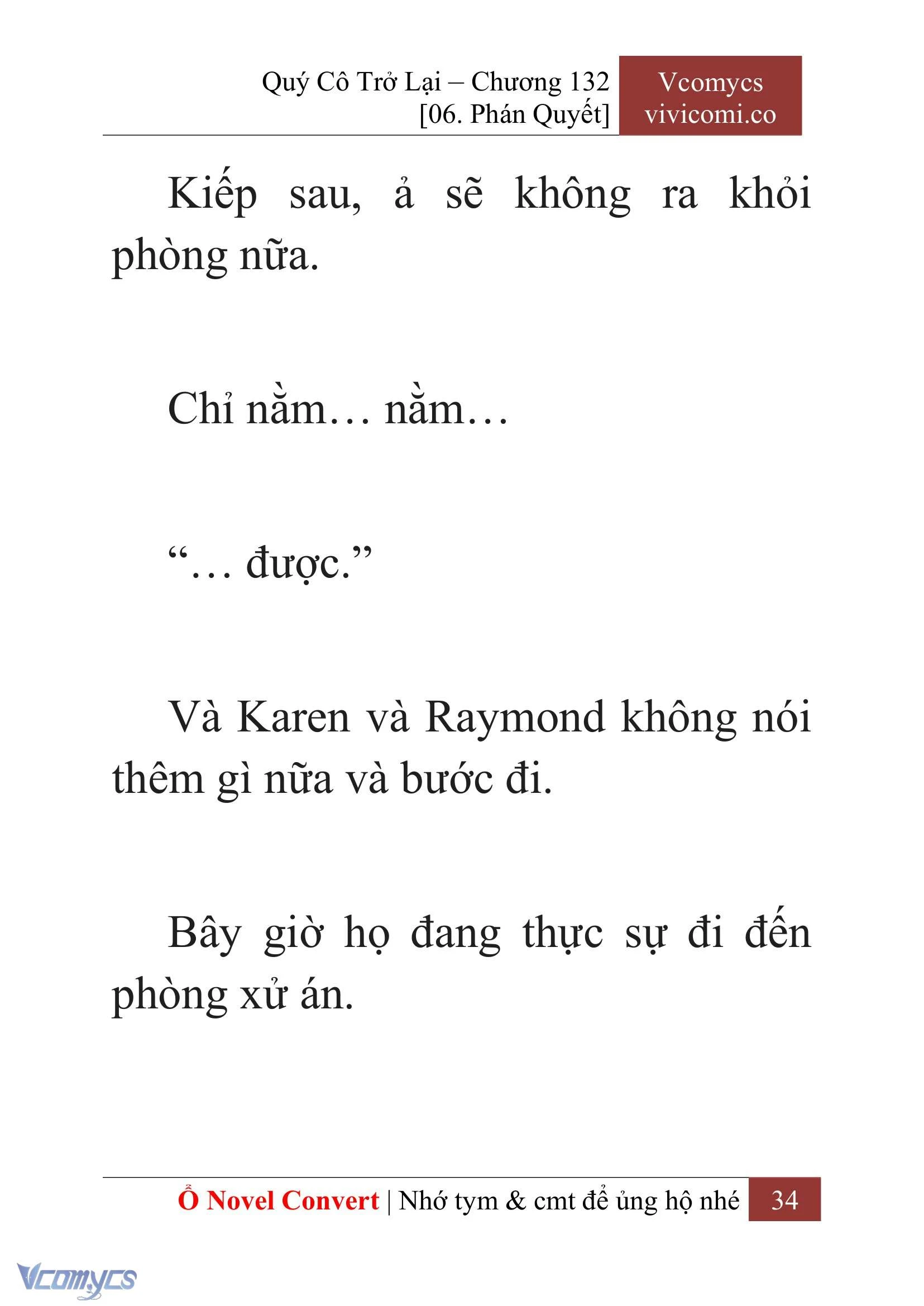 [Novel] Quý Cô Trở Lại Chapter  132 - 36