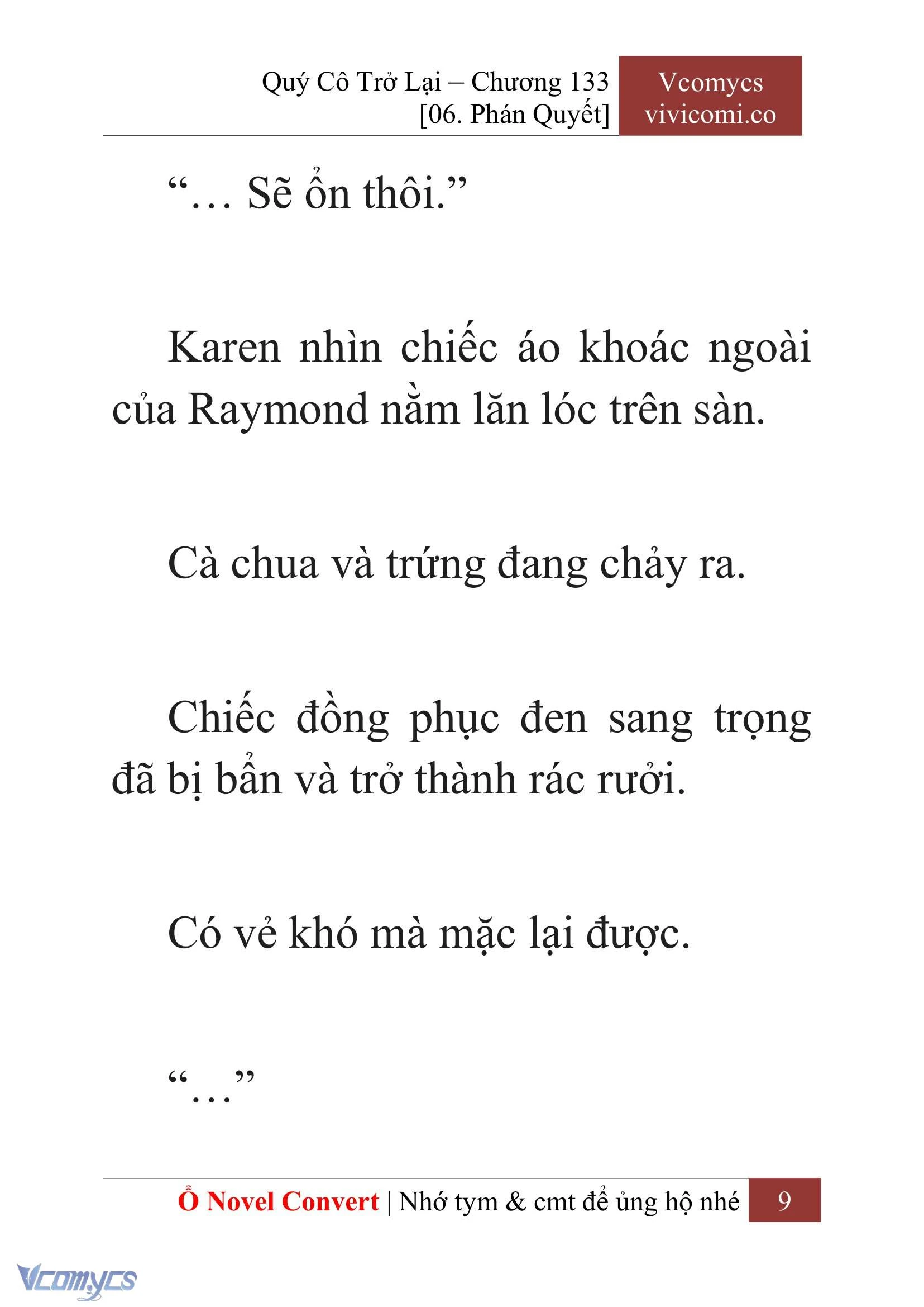 [Novel] Quý Cô Trở Lại Chapter  133 - 11