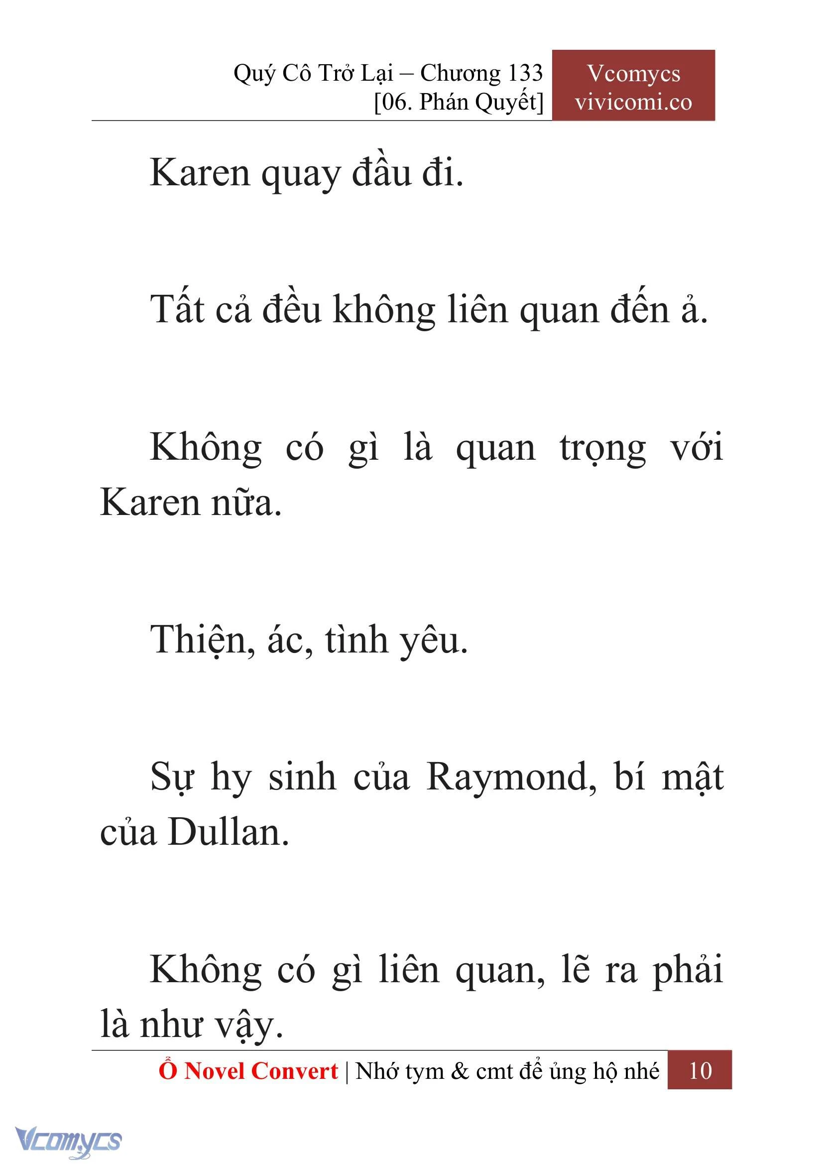 [Novel] Quý Cô Trở Lại Chapter  133 - 12