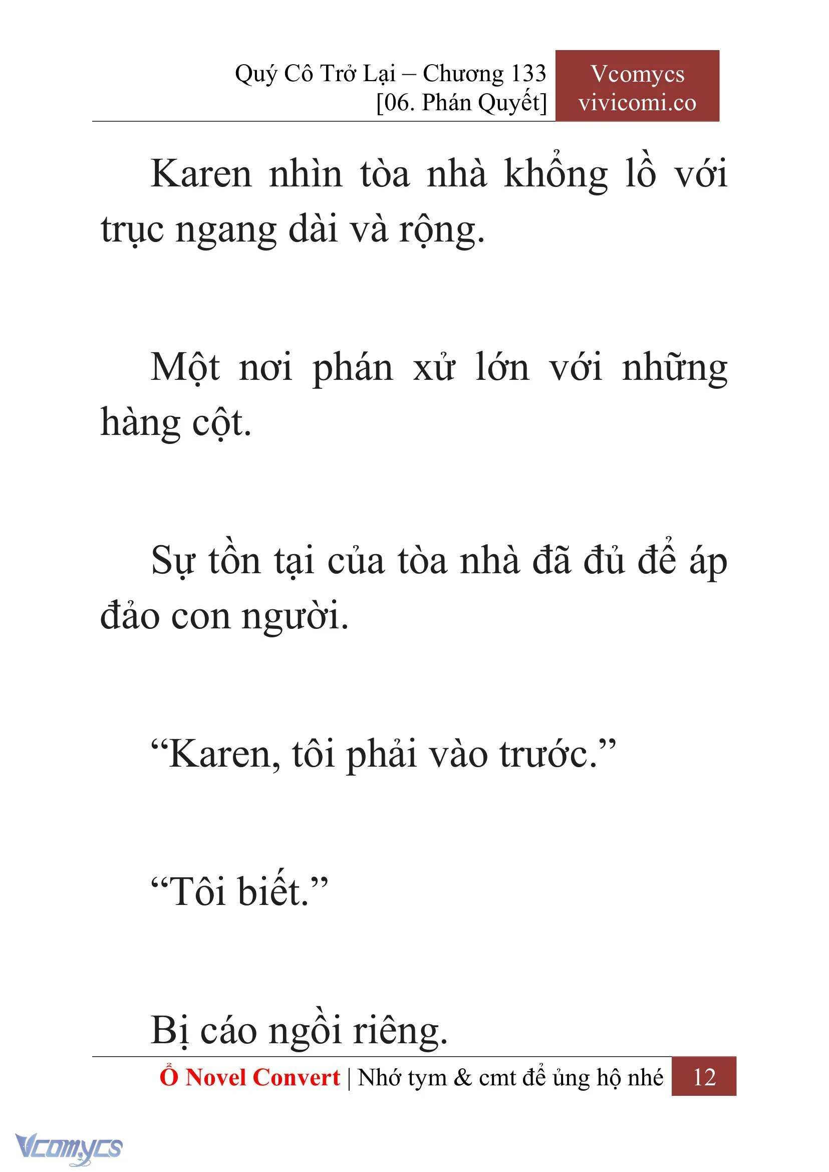 [Novel] Quý Cô Trở Lại Chapter  133 - 14