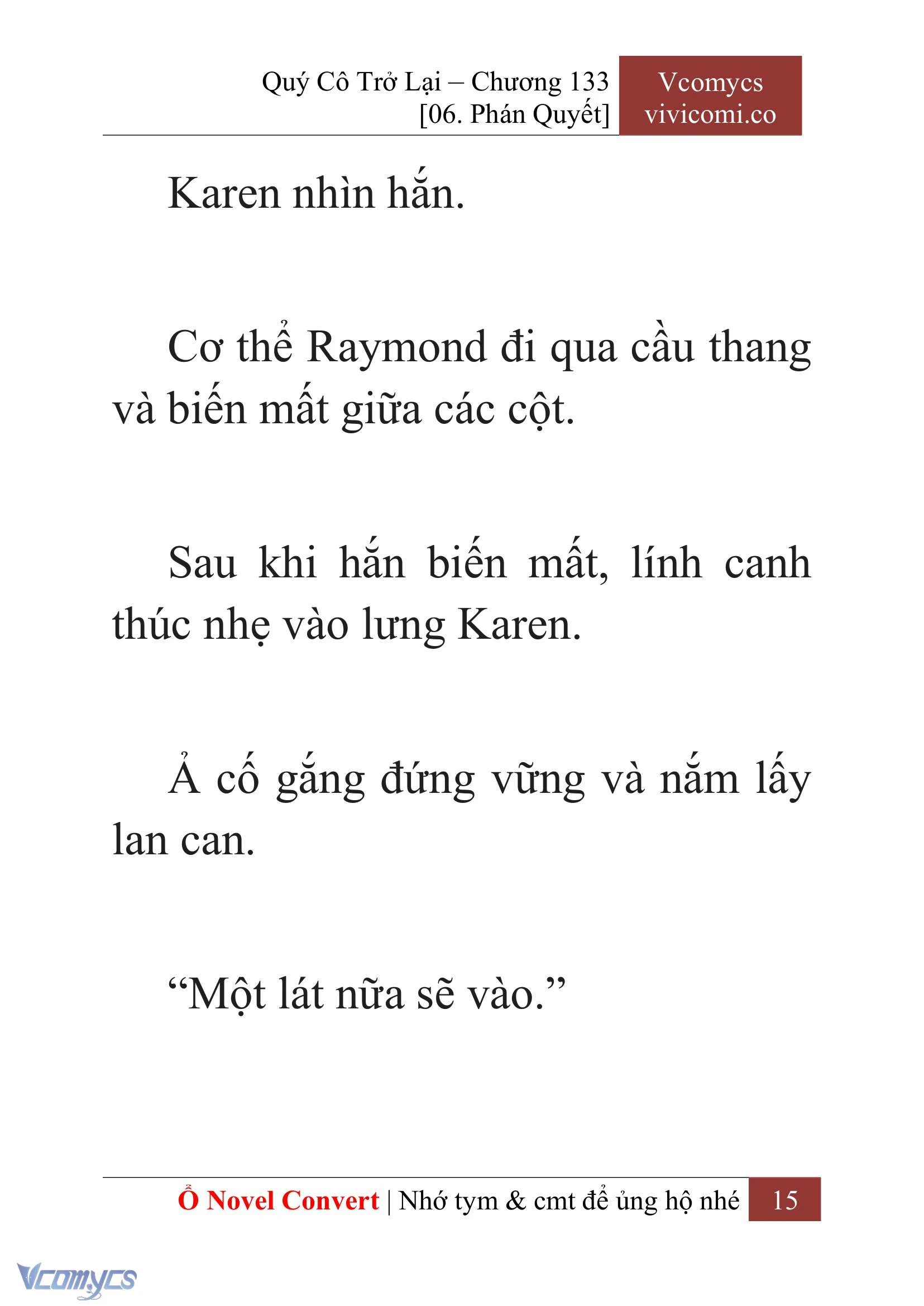 [Novel] Quý Cô Trở Lại Chapter  133 - 17