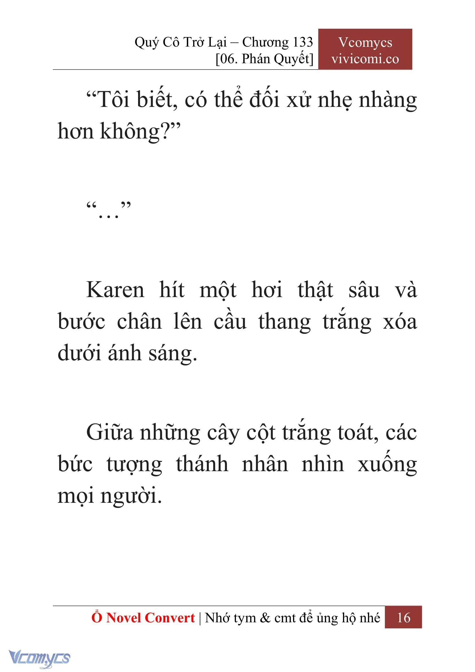 [Novel] Quý Cô Trở Lại Chapter  133 - 18