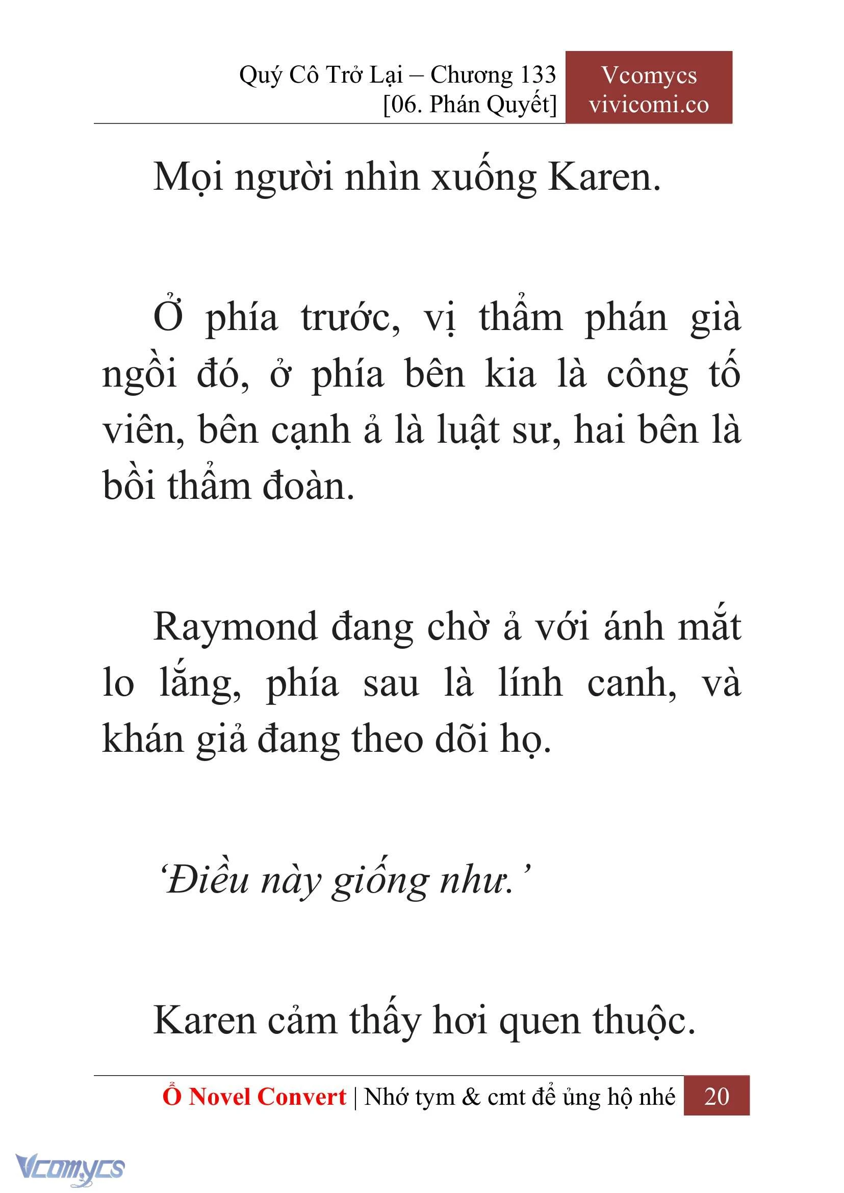 [Novel] Quý Cô Trở Lại Chapter  133 - 22