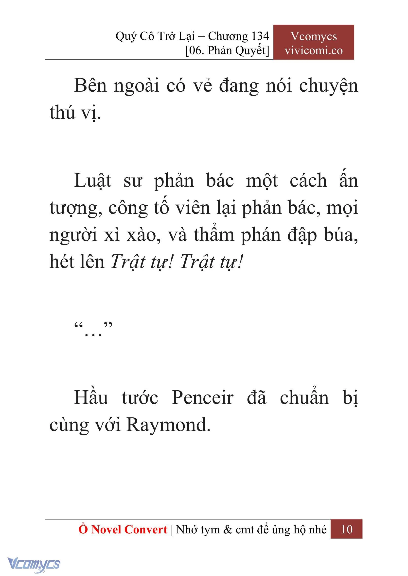 [Novel] Quý Cô Trở Lại Chapter  134 - 12