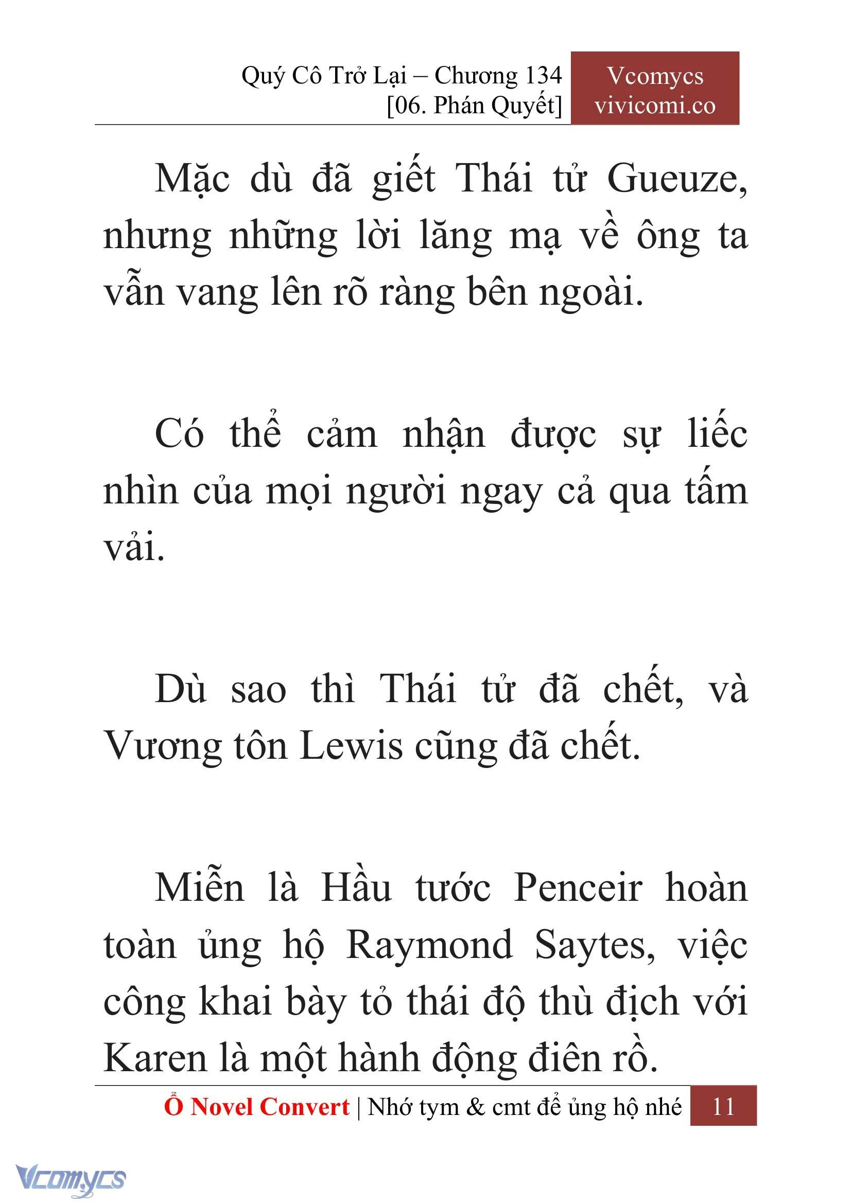 [Novel] Quý Cô Trở Lại Chapter  134 - 13