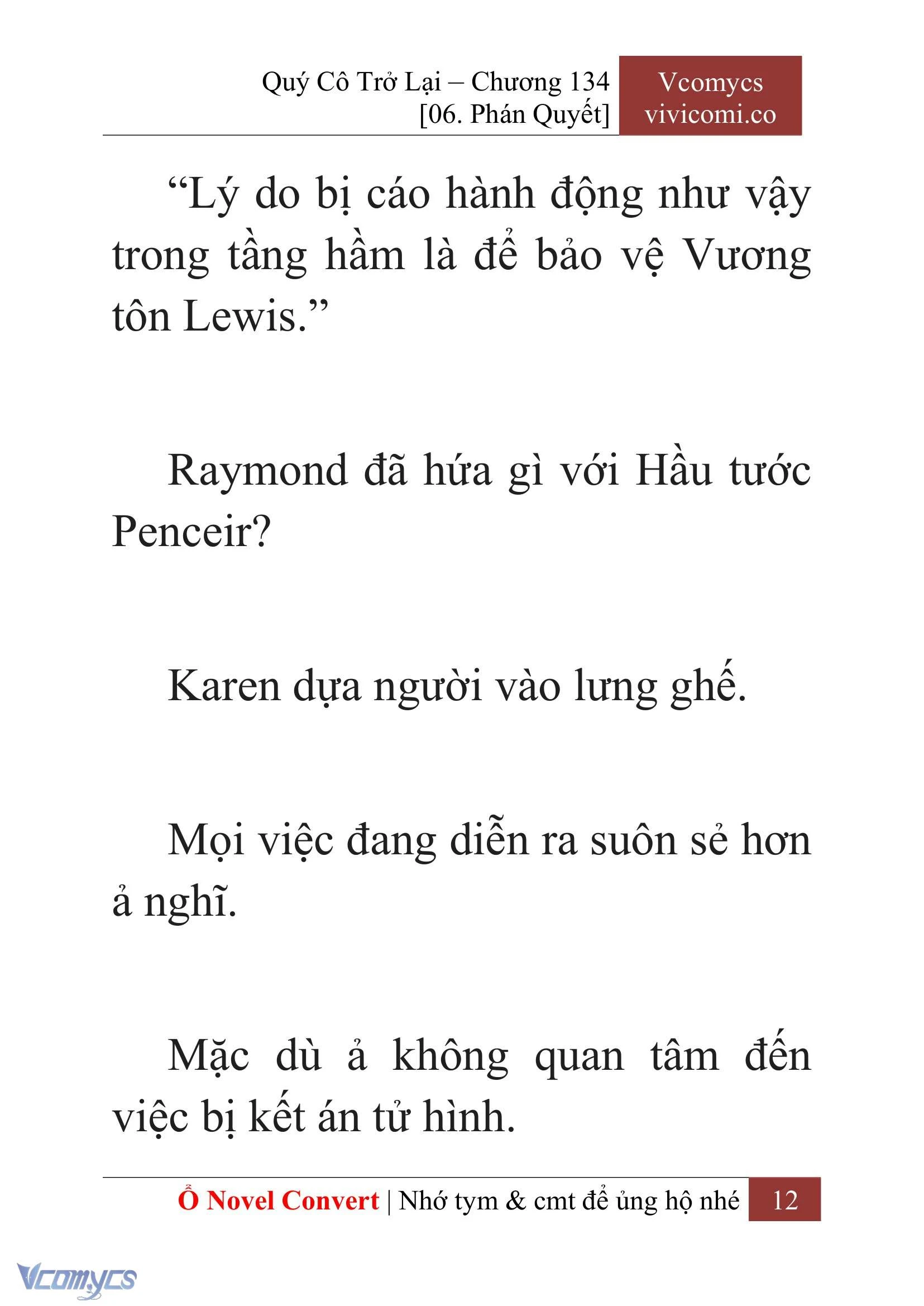 [Novel] Quý Cô Trở Lại Chapter  134 - 14