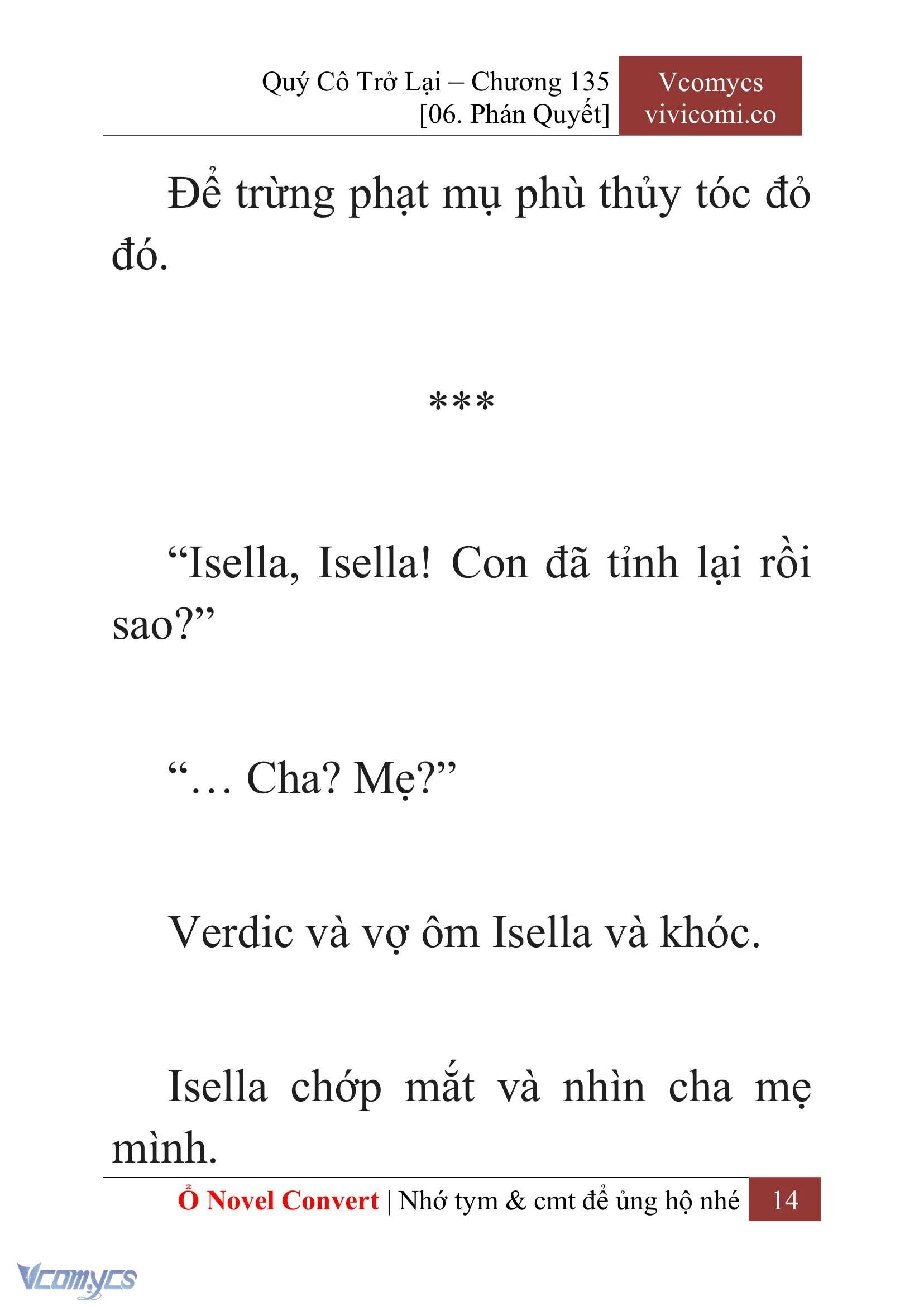 [Novel] Quý Cô Trở Lại Chapter  135 - 16