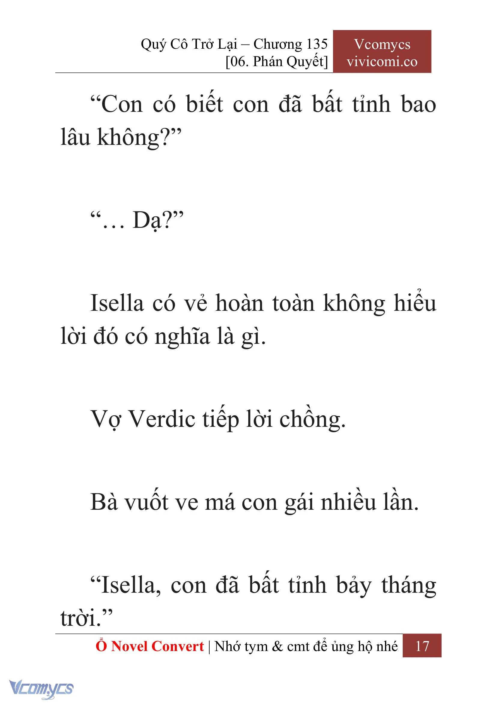 [Novel] Quý Cô Trở Lại Chapter  135 - 19