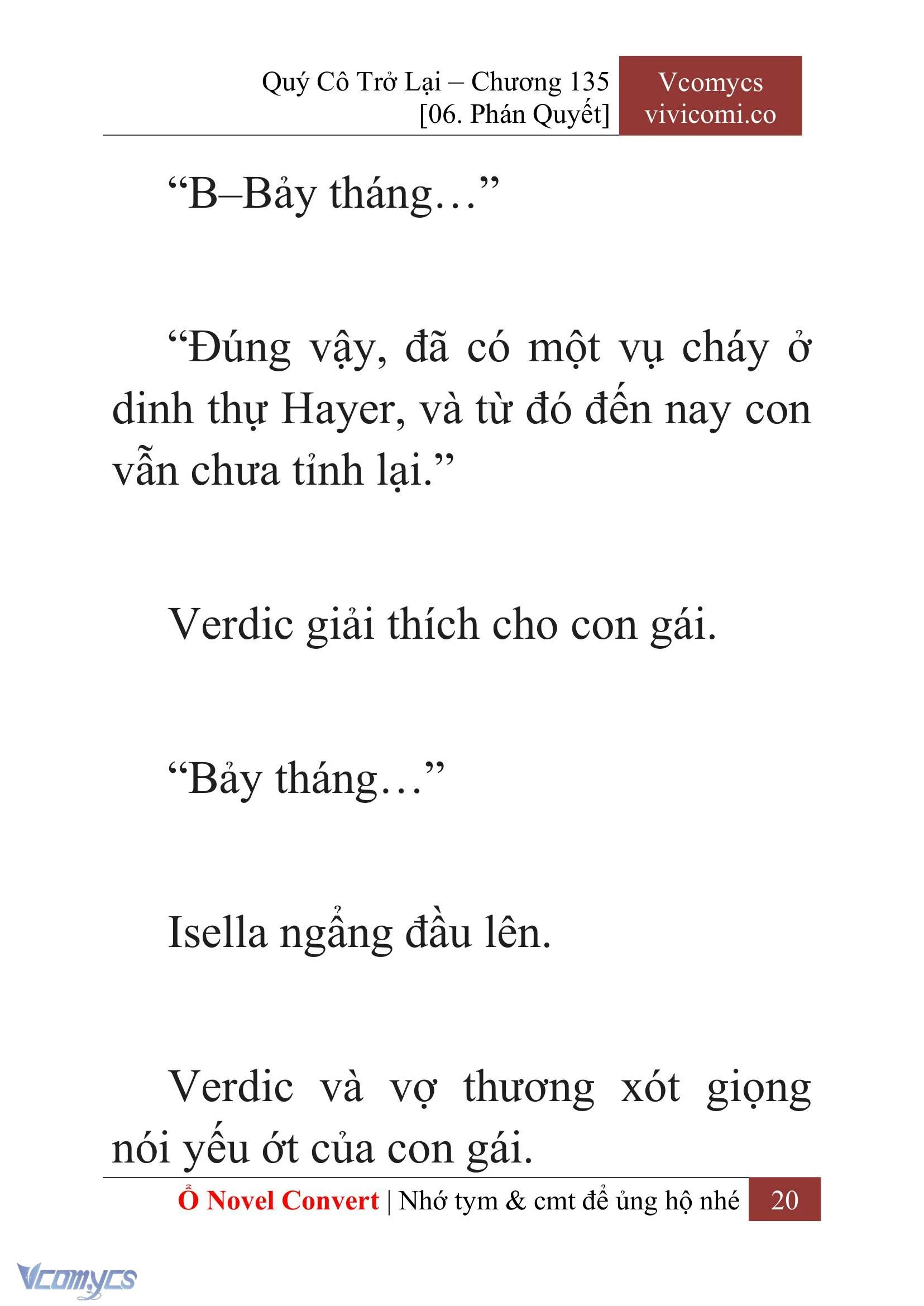 [Novel] Quý Cô Trở Lại Chapter  135 - 22