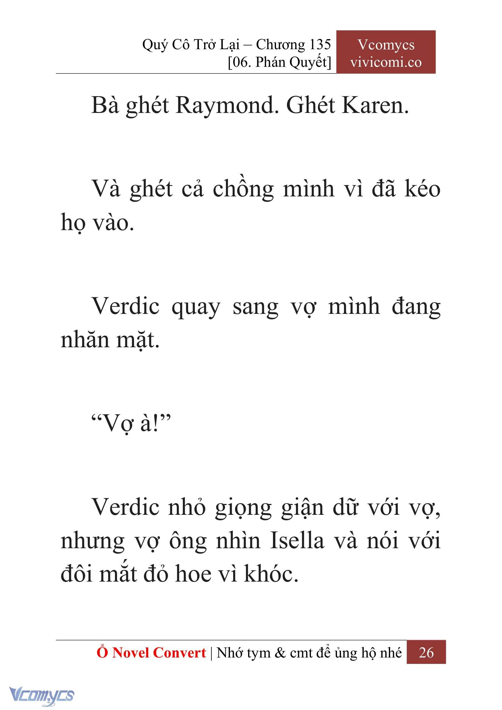 [Novel] Quý Cô Trở Lại Chapter  135 - 28