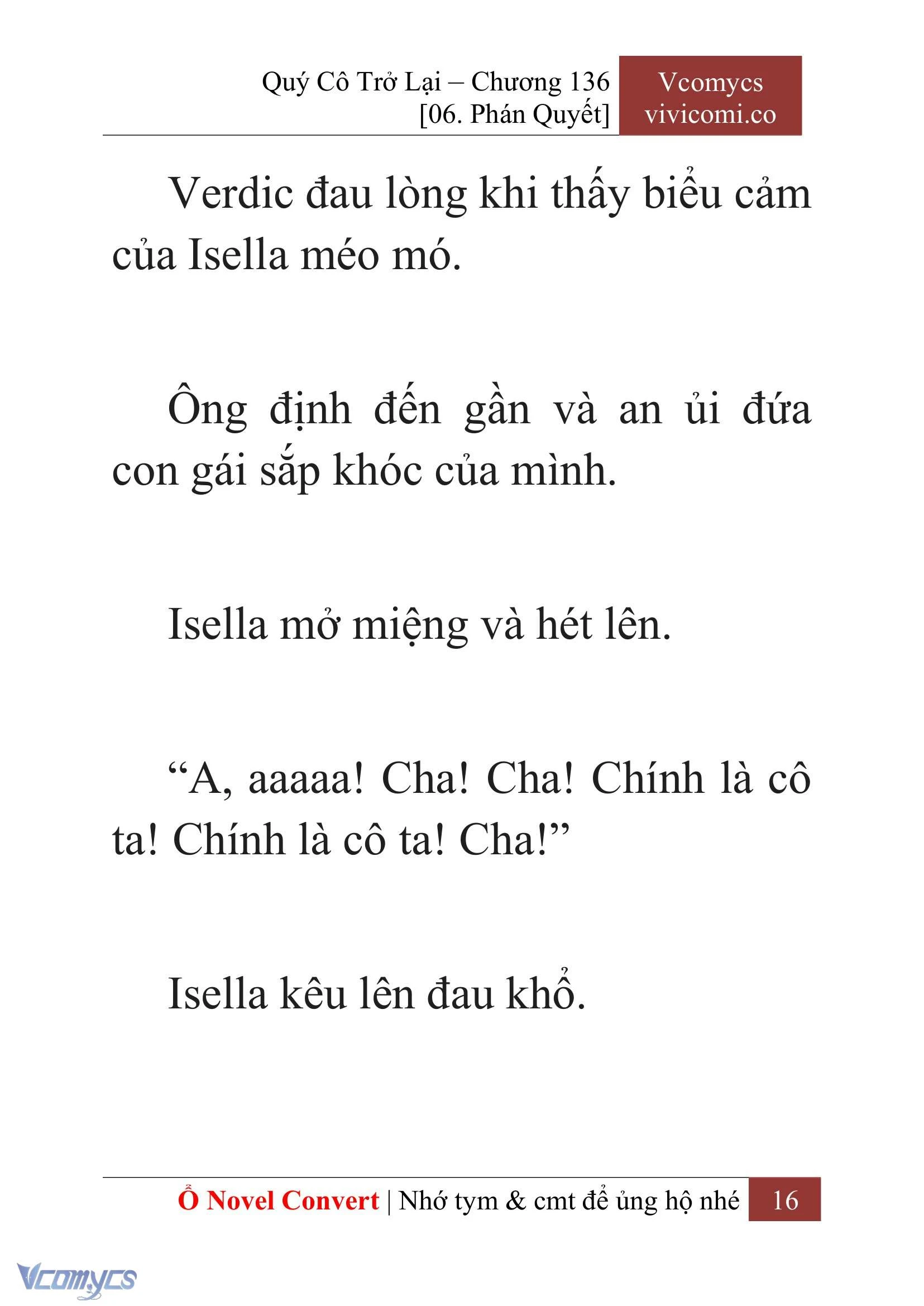 [Novel] Quý Cô Trở Lại Chapter  136 - 18