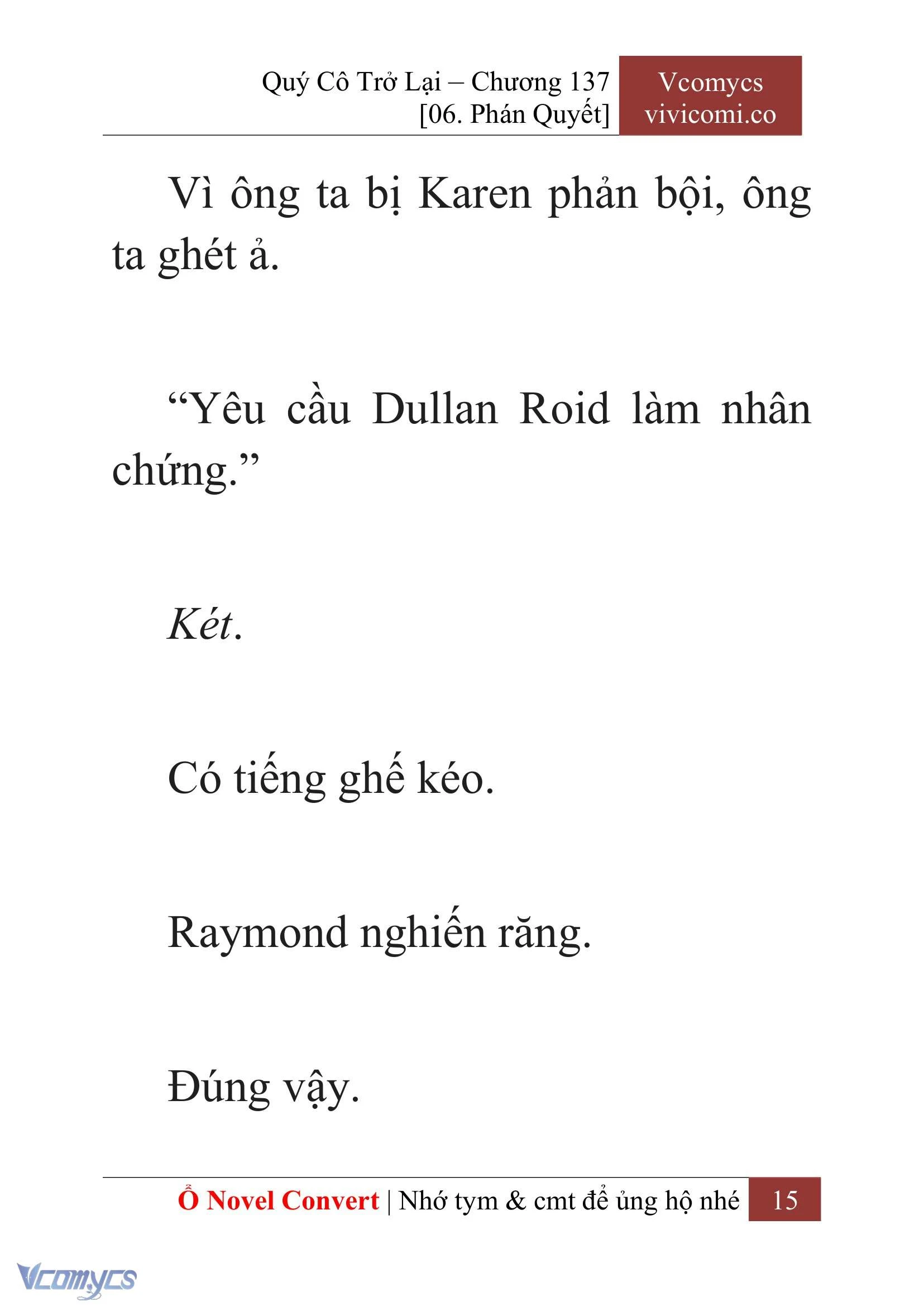 [Novel] Quý Cô Trở Lại Chapter  137 - 17