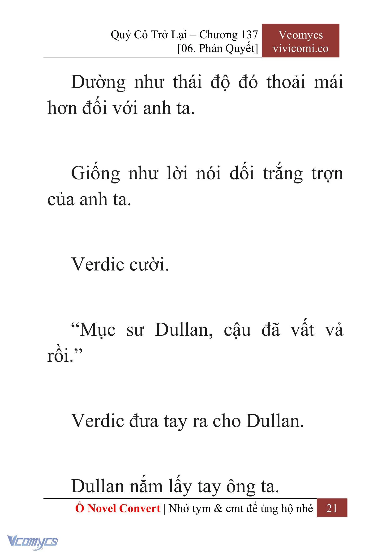 [Novel] Quý Cô Trở Lại Chapter  137 - 23