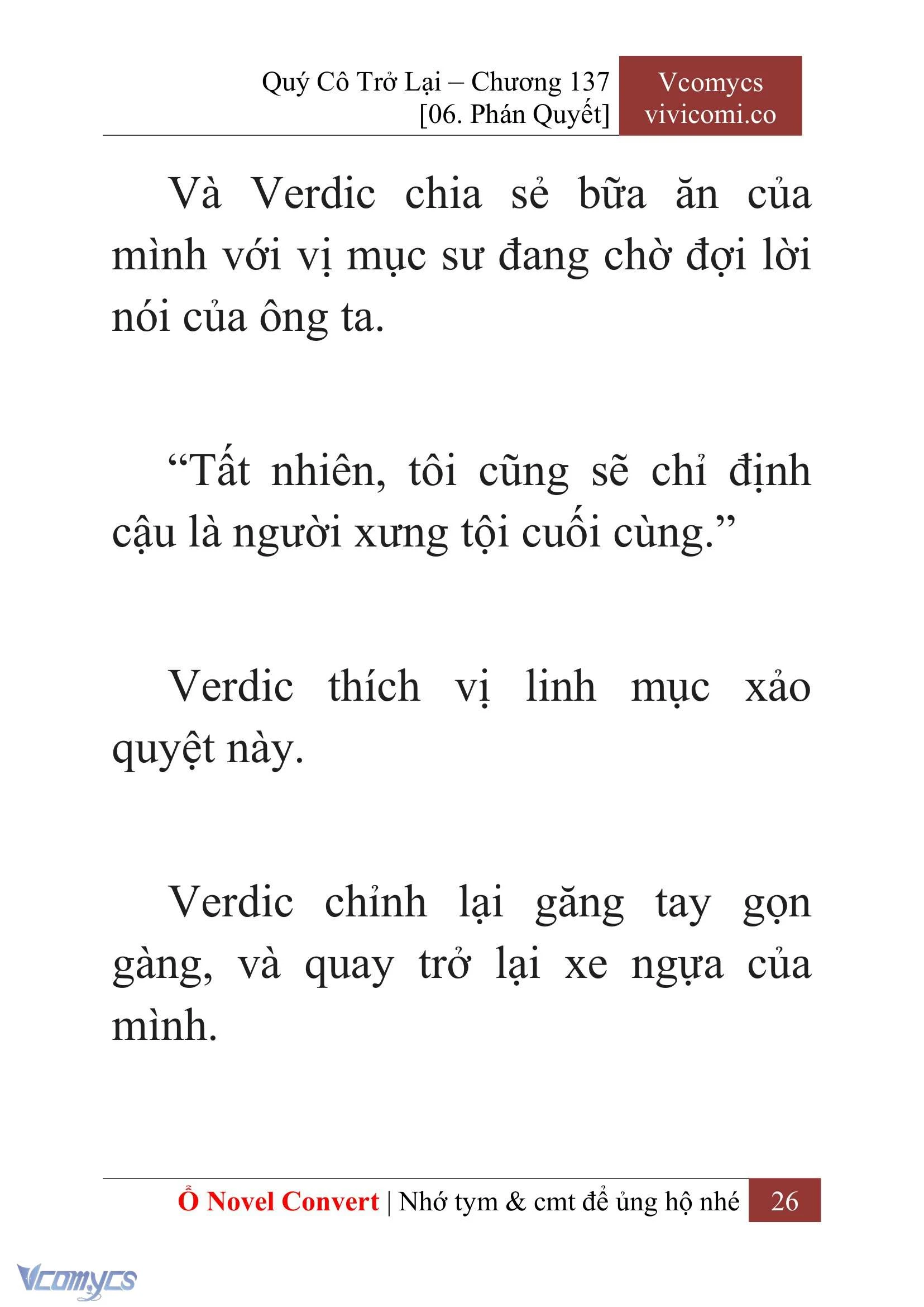 [Novel] Quý Cô Trở Lại Chapter  137 - 28