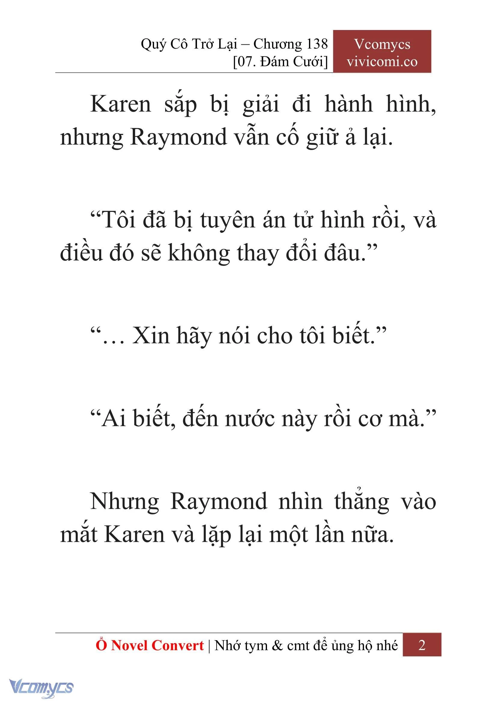 [Novel] Quý Cô Trở Lại Chapter  138 - 4