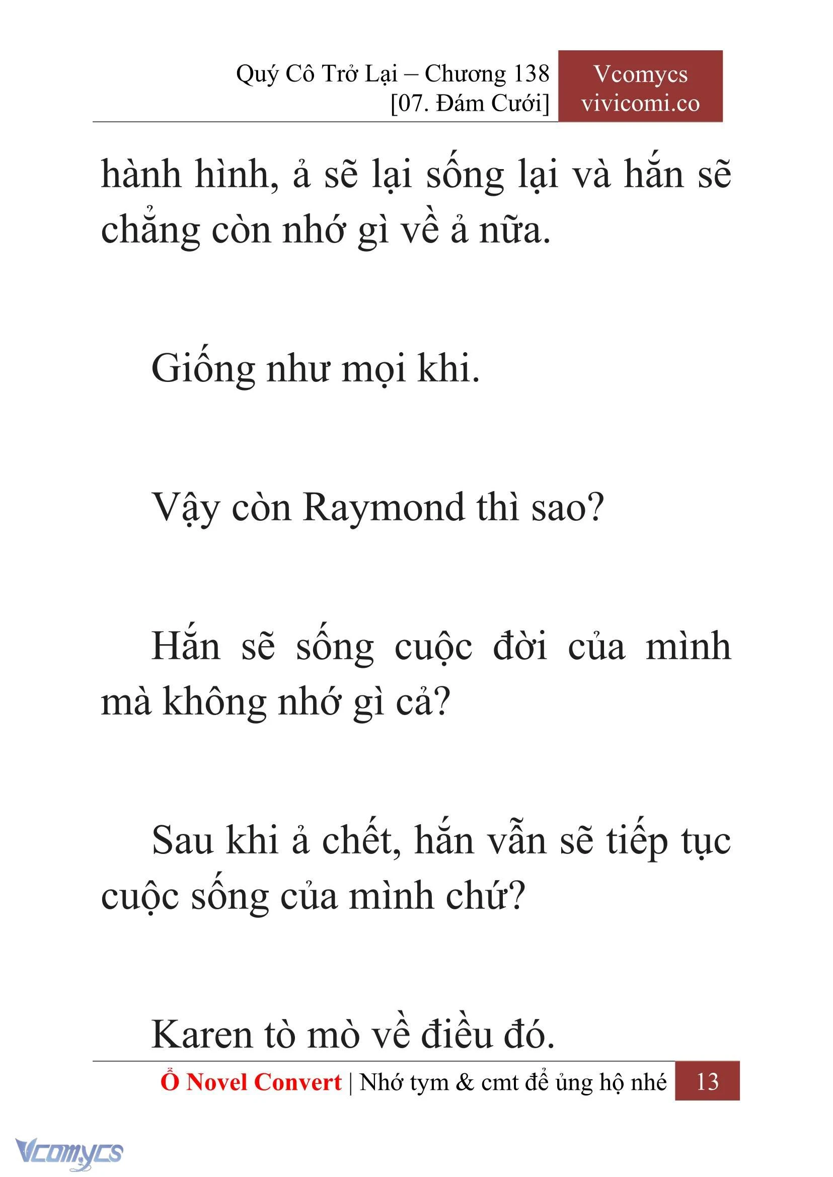 [Novel] Quý Cô Trở Lại Chapter  138 - 15