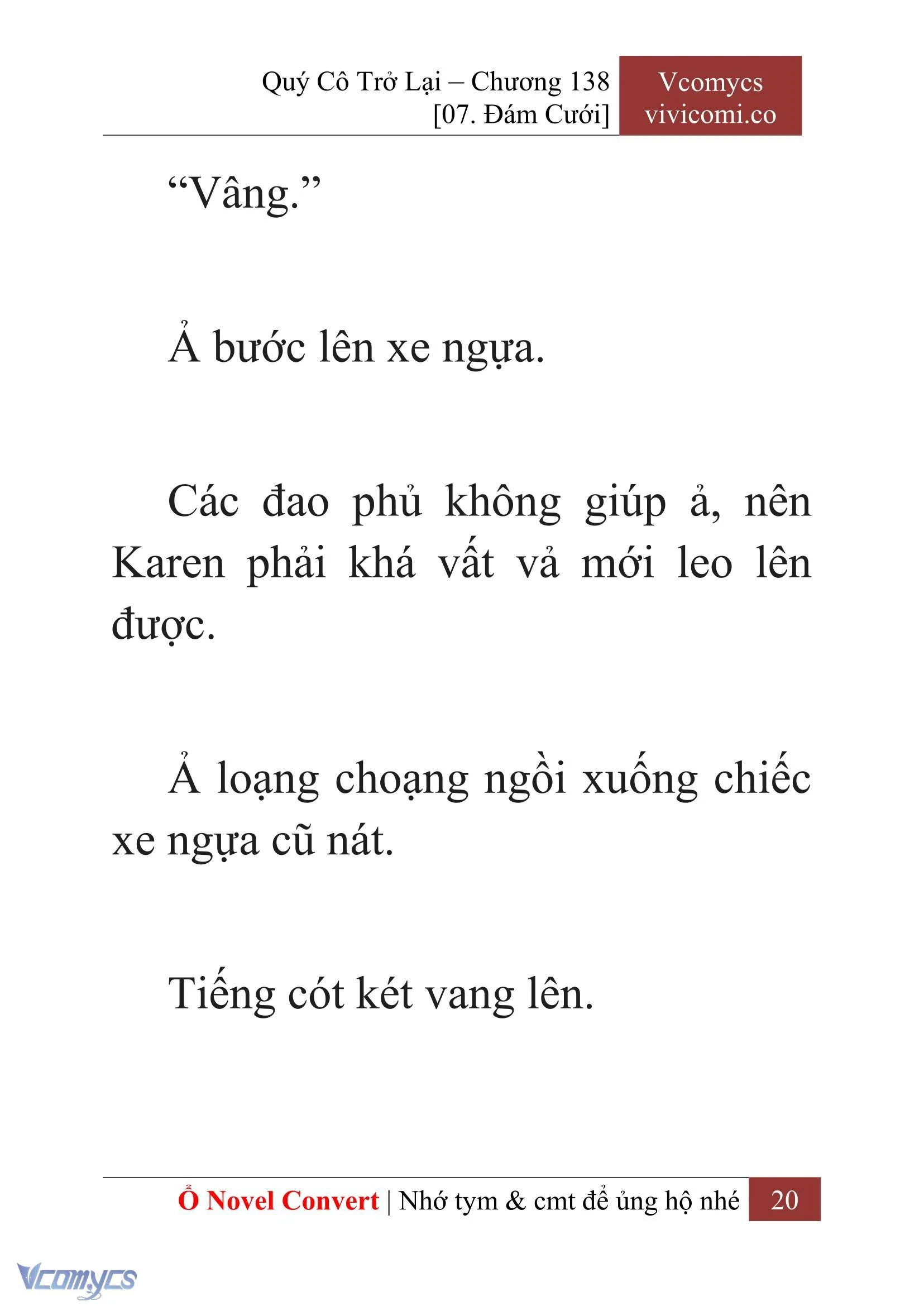 [Novel] Quý Cô Trở Lại Chapter  138 - 22