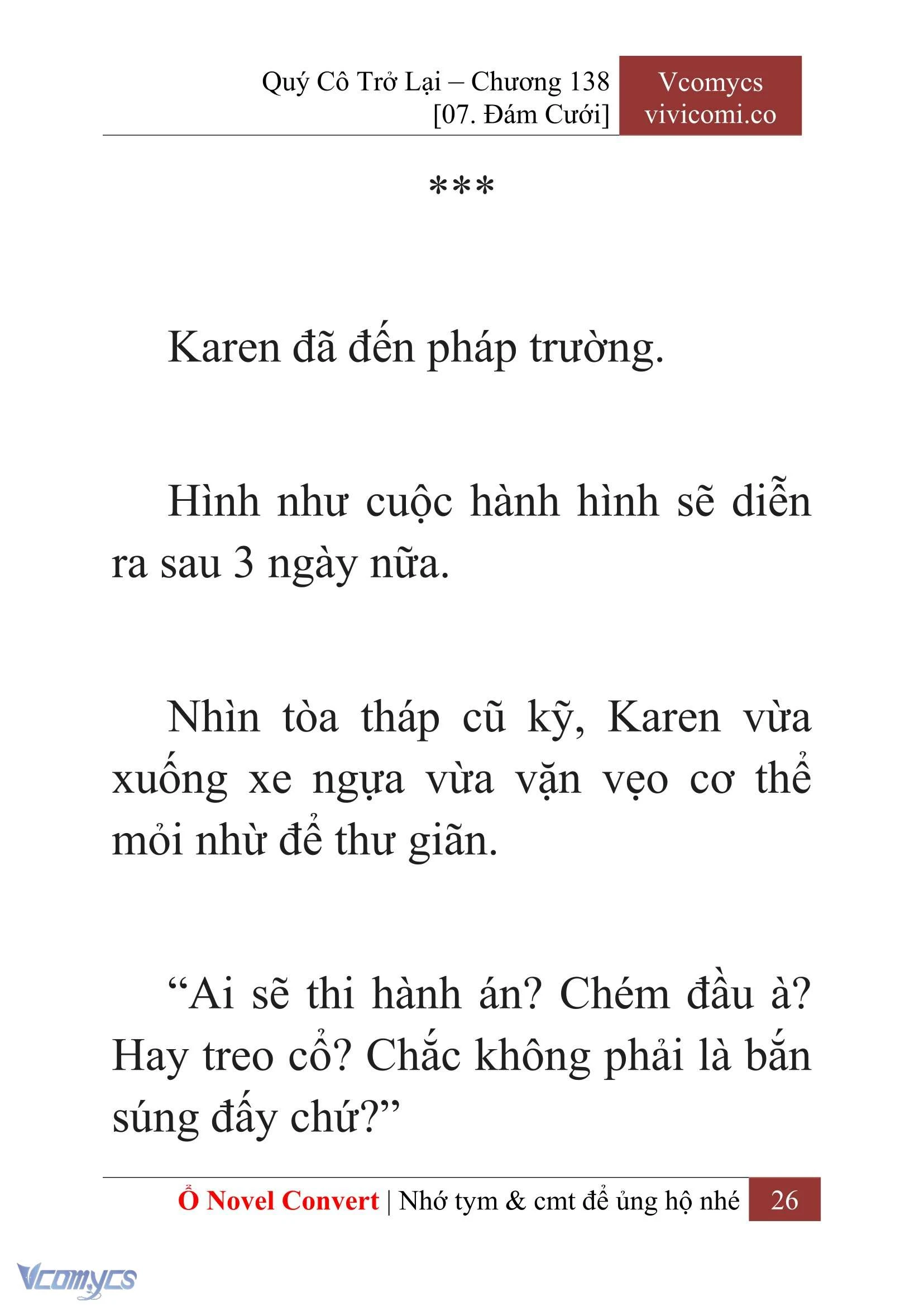 [Novel] Quý Cô Trở Lại Chapter  138 - 28
