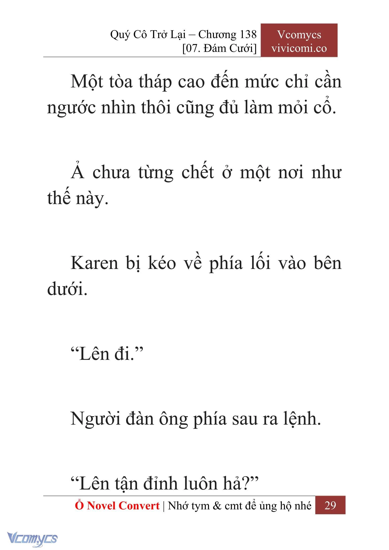 [Novel] Quý Cô Trở Lại Chapter  138 - 31