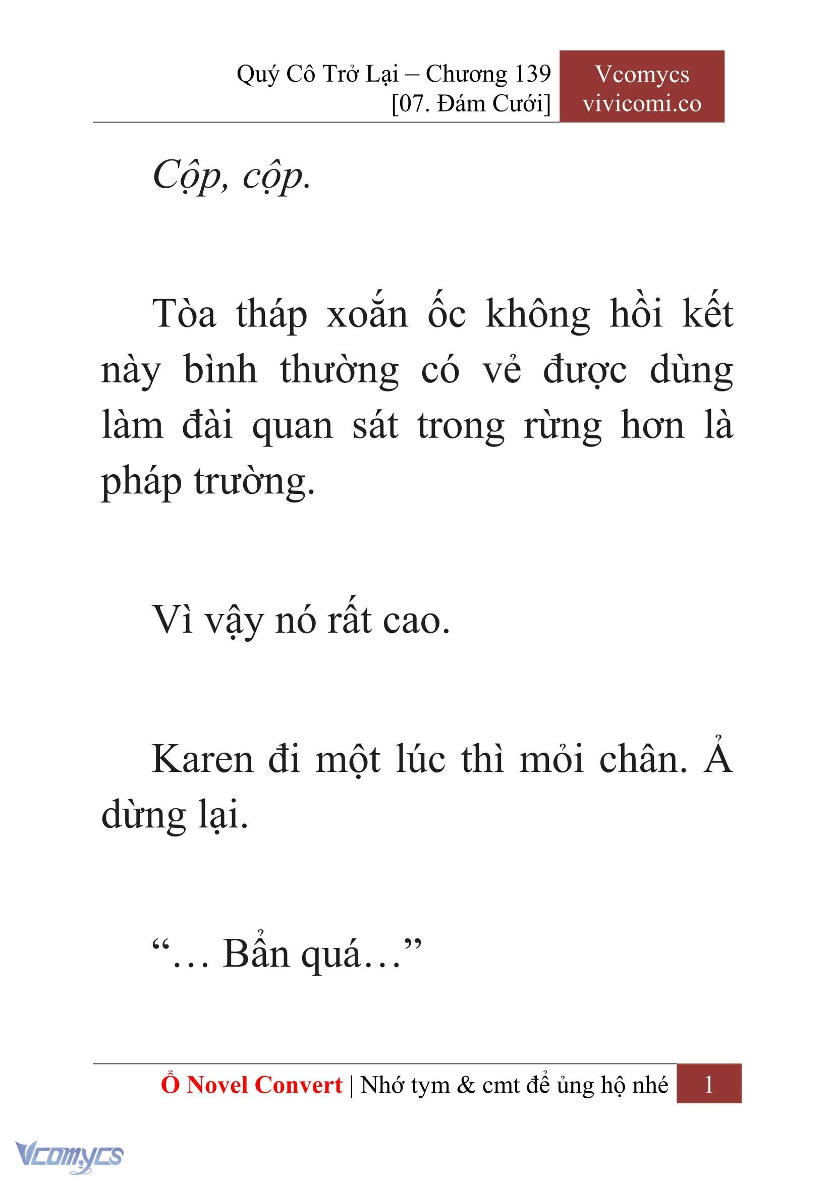 [Novel] Quý Cô Trở Lại Chapter  139 - 3