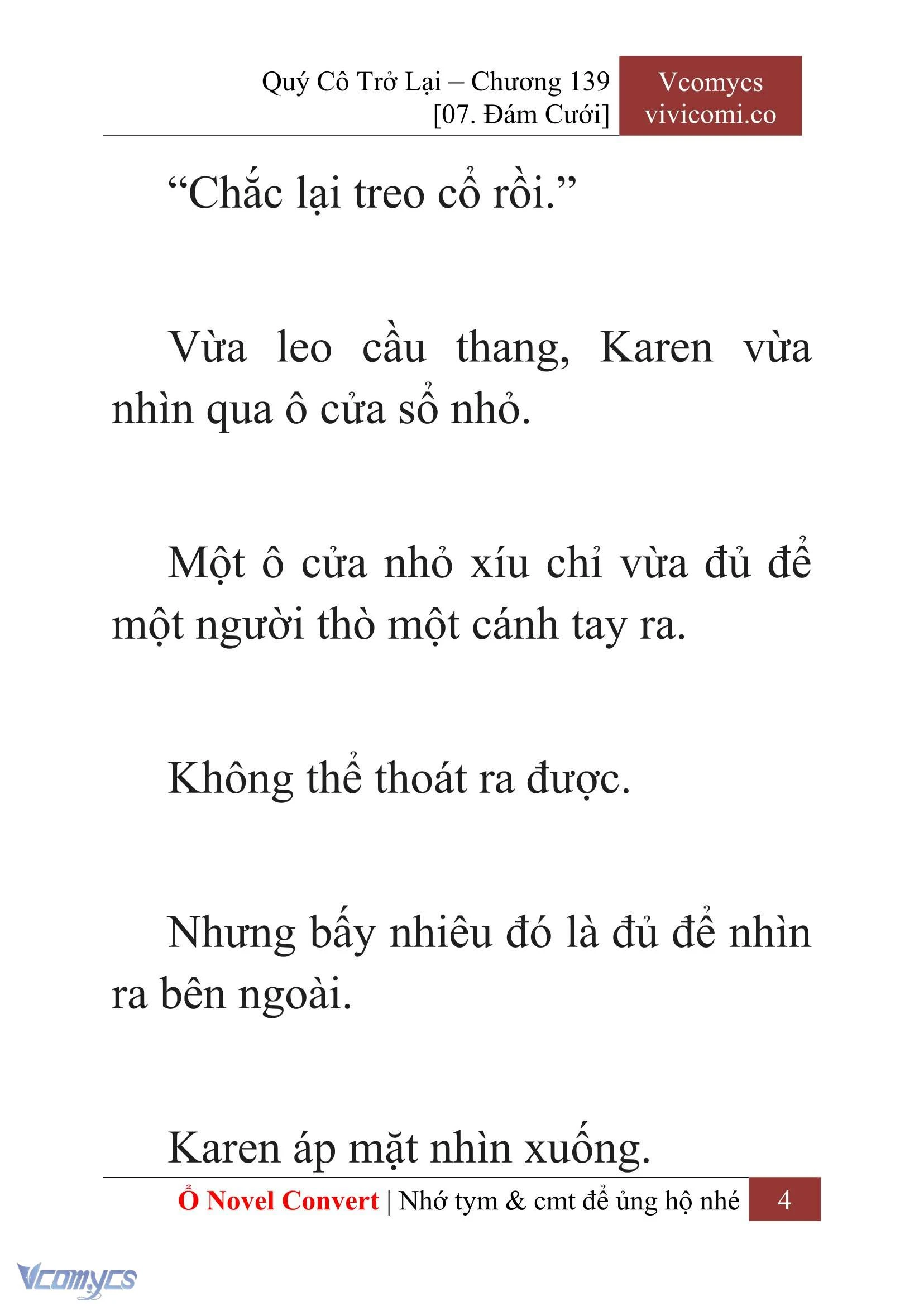 [Novel] Quý Cô Trở Lại Chapter  139 - 6