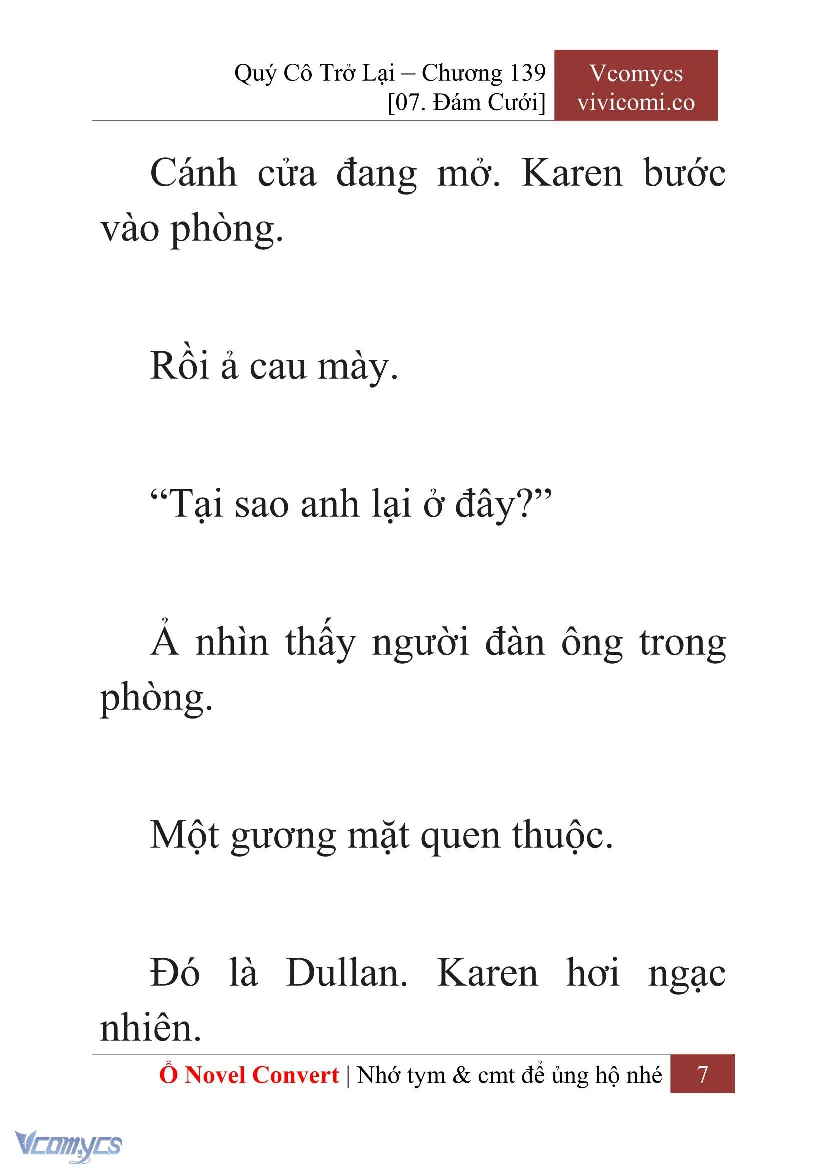 [Novel] Quý Cô Trở Lại Chapter  139 - 9
