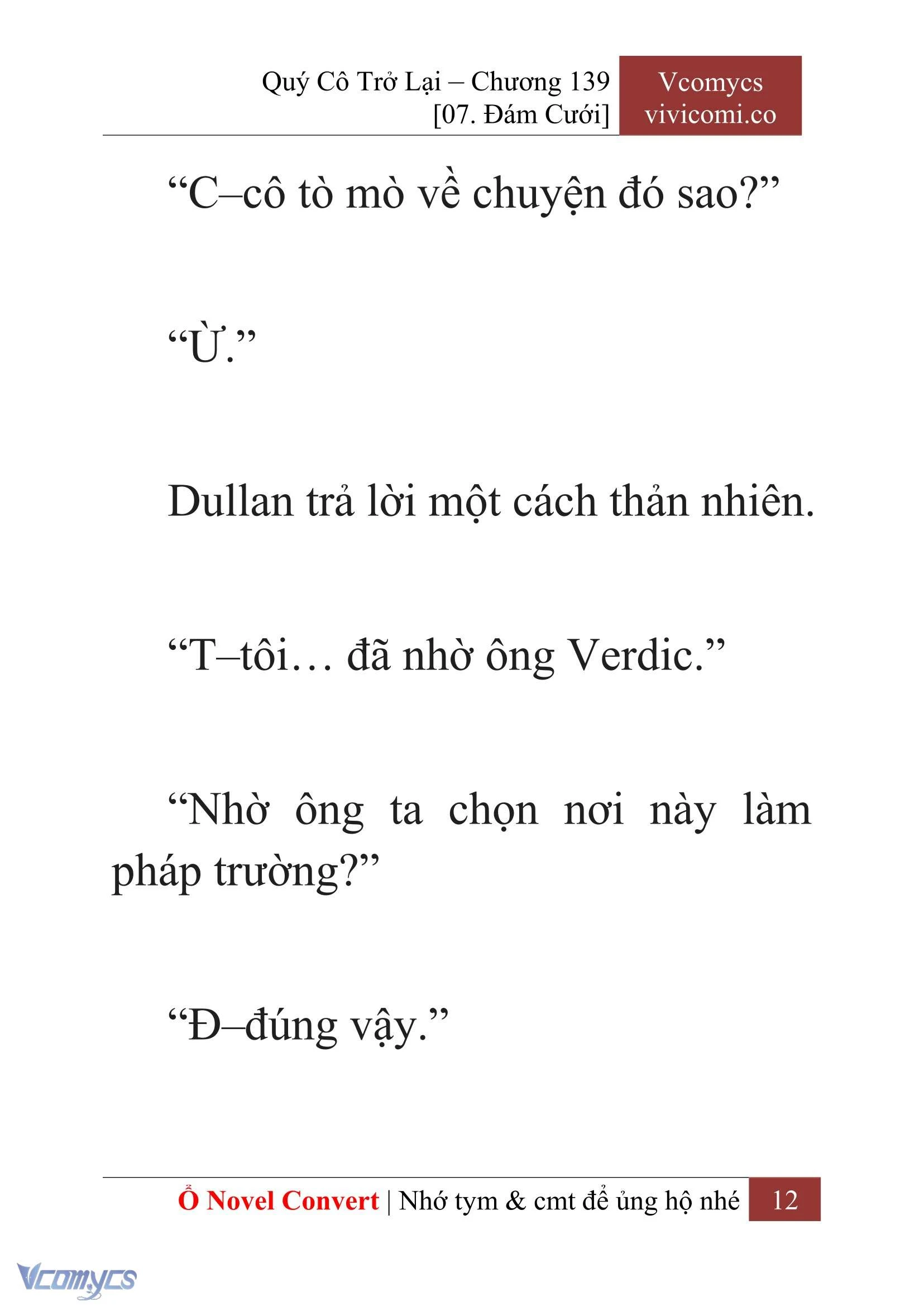 [Novel] Quý Cô Trở Lại Chapter  139 - 14