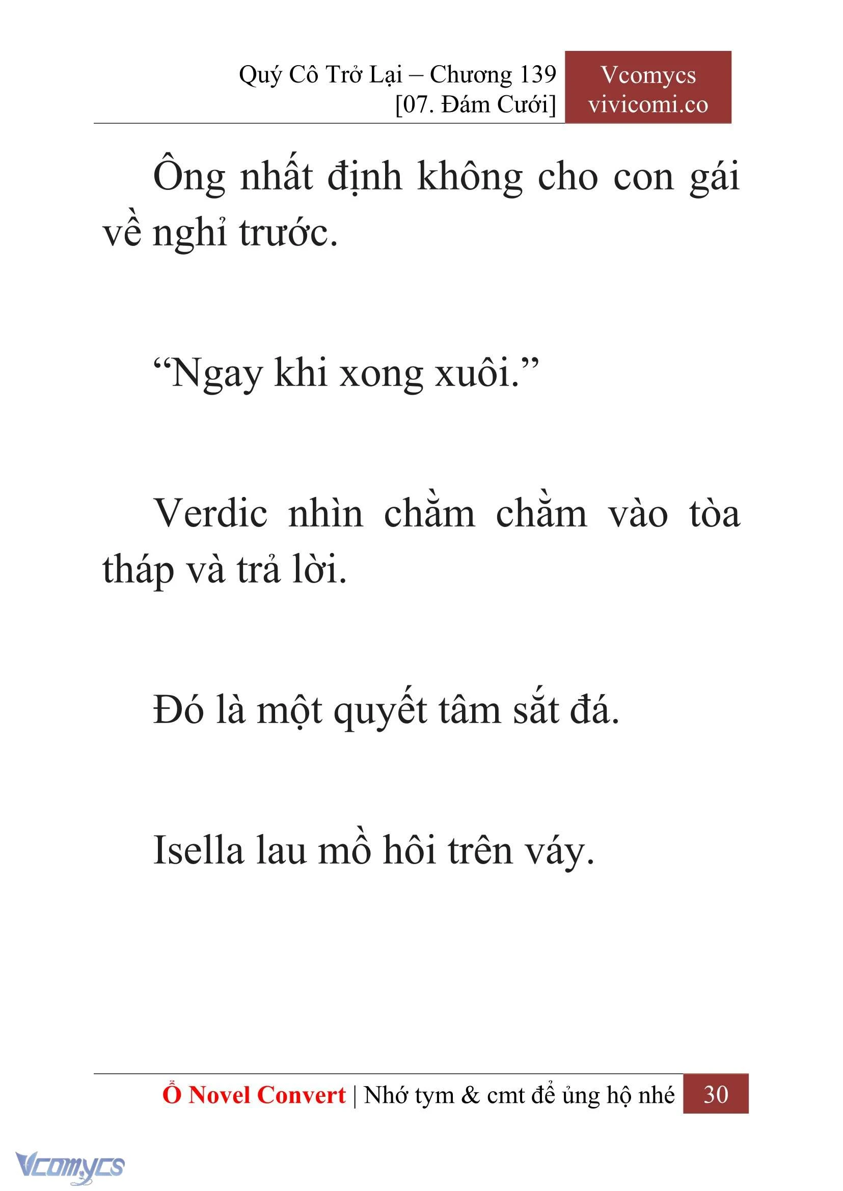 [Novel] Quý Cô Trở Lại Chapter  139 - 32