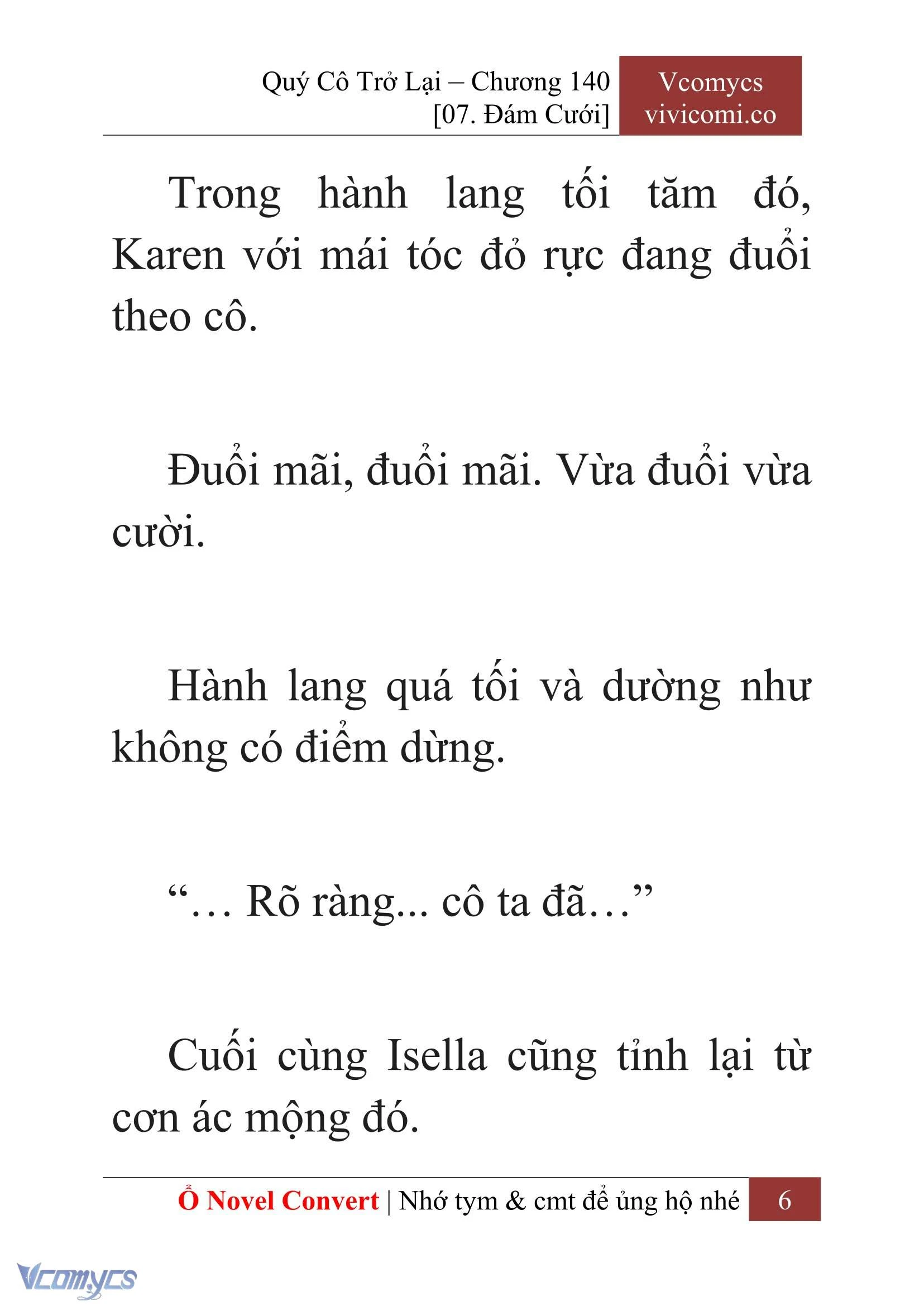 [Novel] Quý Cô Trở Lại Chapter  140 - 8