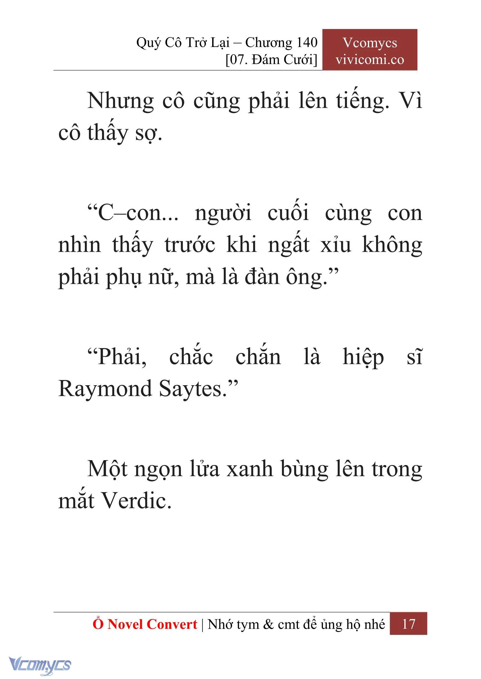 [Novel] Quý Cô Trở Lại Chapter  140 - 19