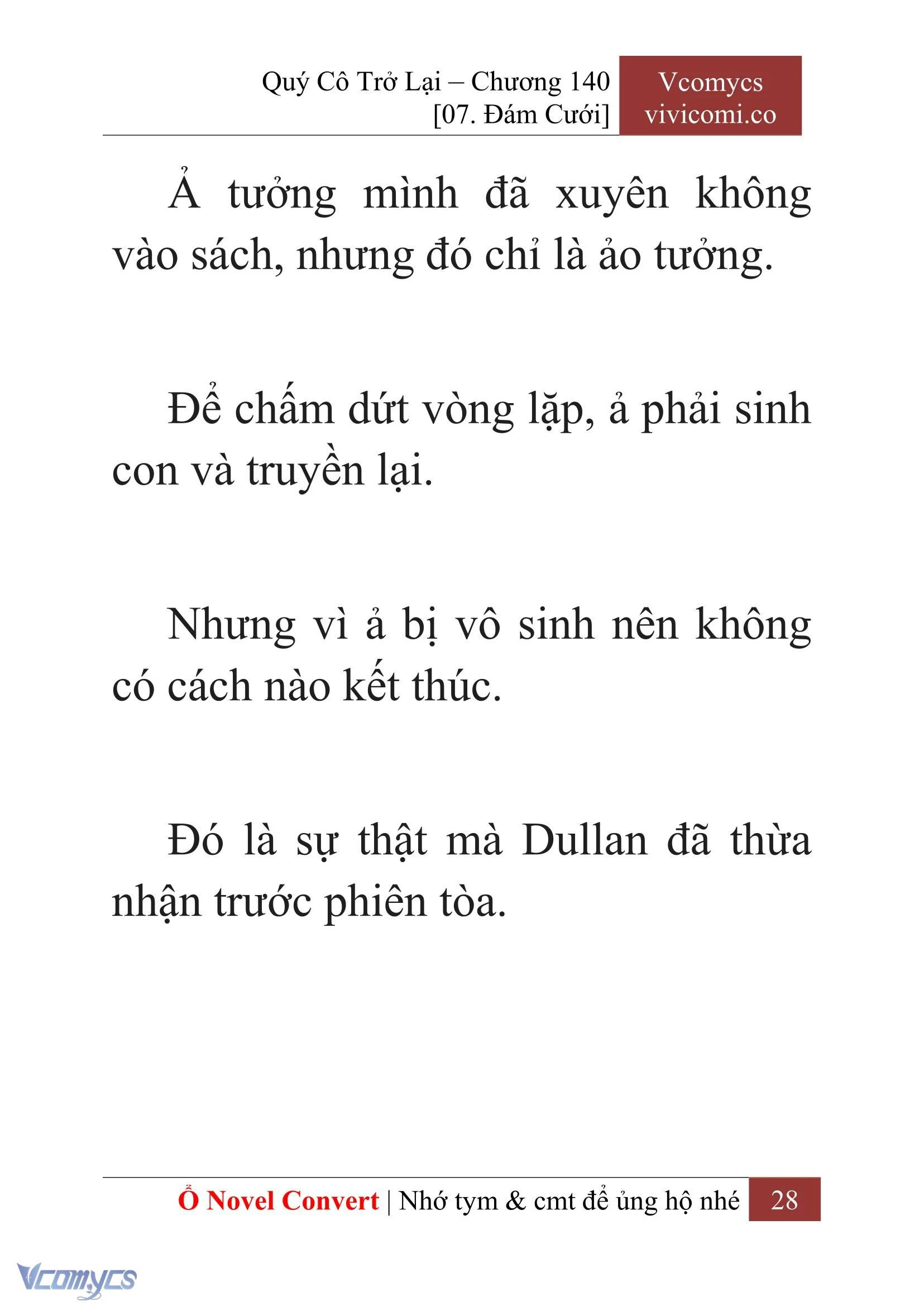 [Novel] Quý Cô Trở Lại Chapter  140 - 30