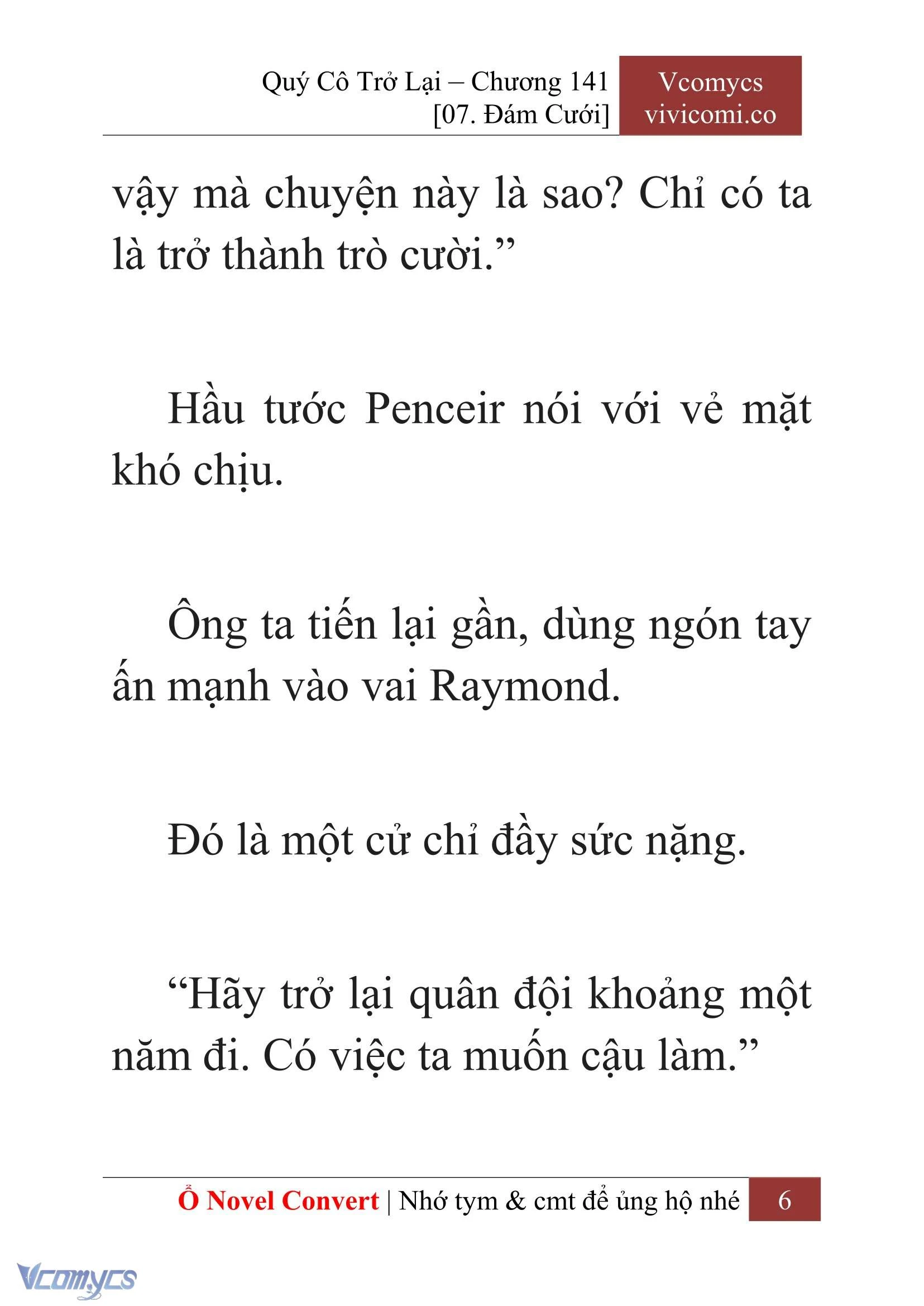 [Novel] Quý Cô Trở Lại Chapter  141 - 8