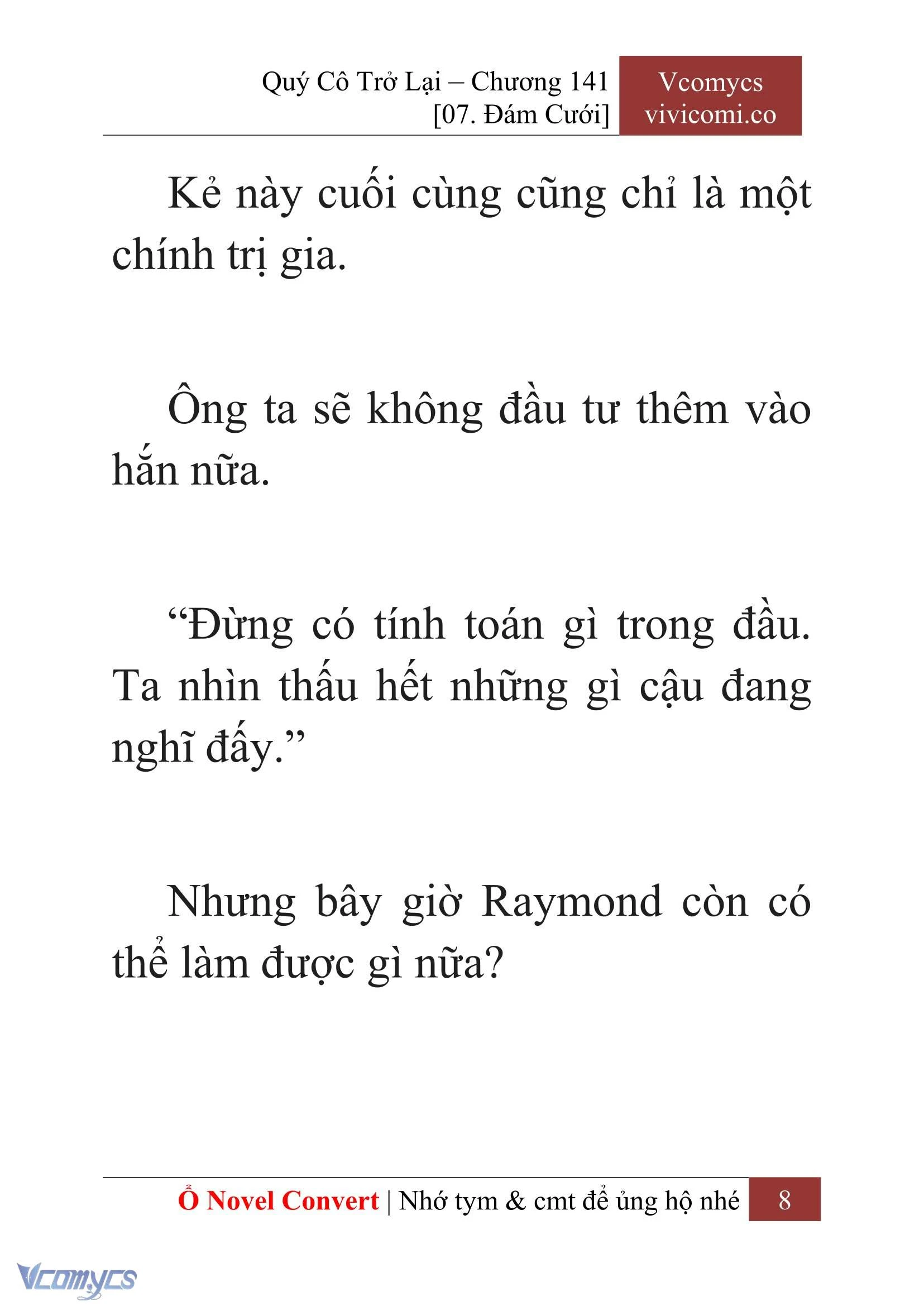 [Novel] Quý Cô Trở Lại Chapter  141 - 10