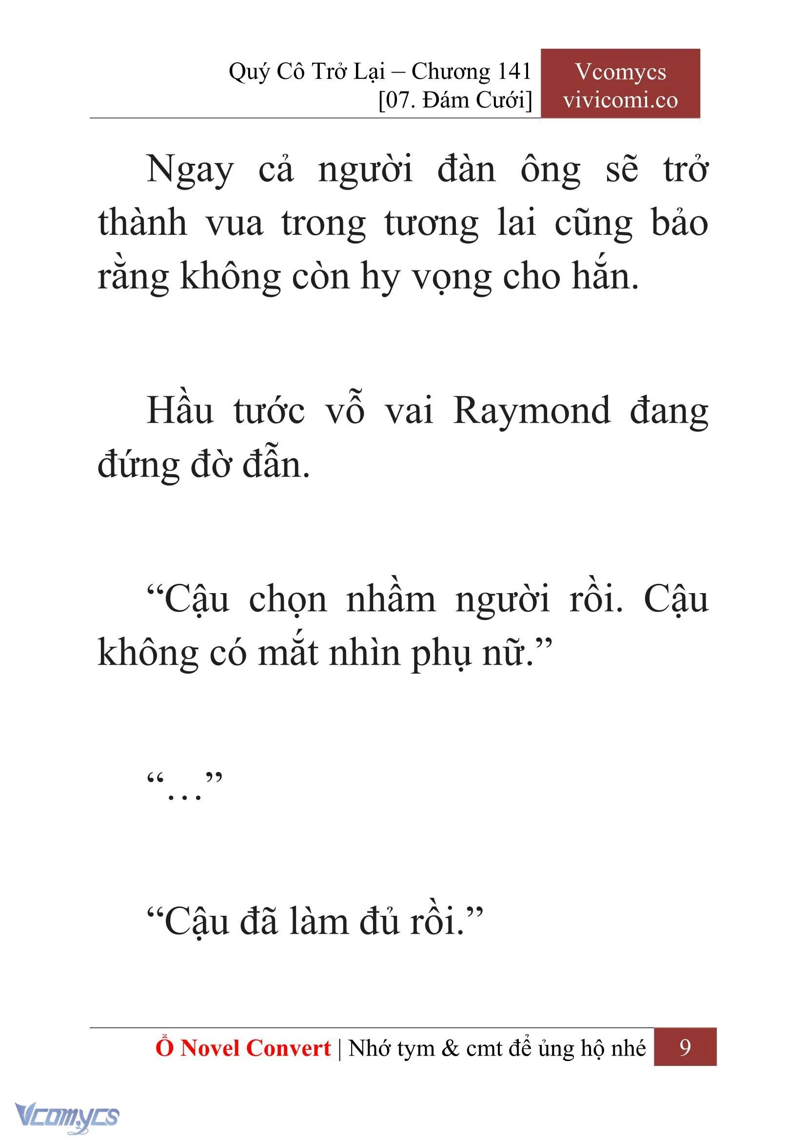 [Novel] Quý Cô Trở Lại Chapter  141 - 11