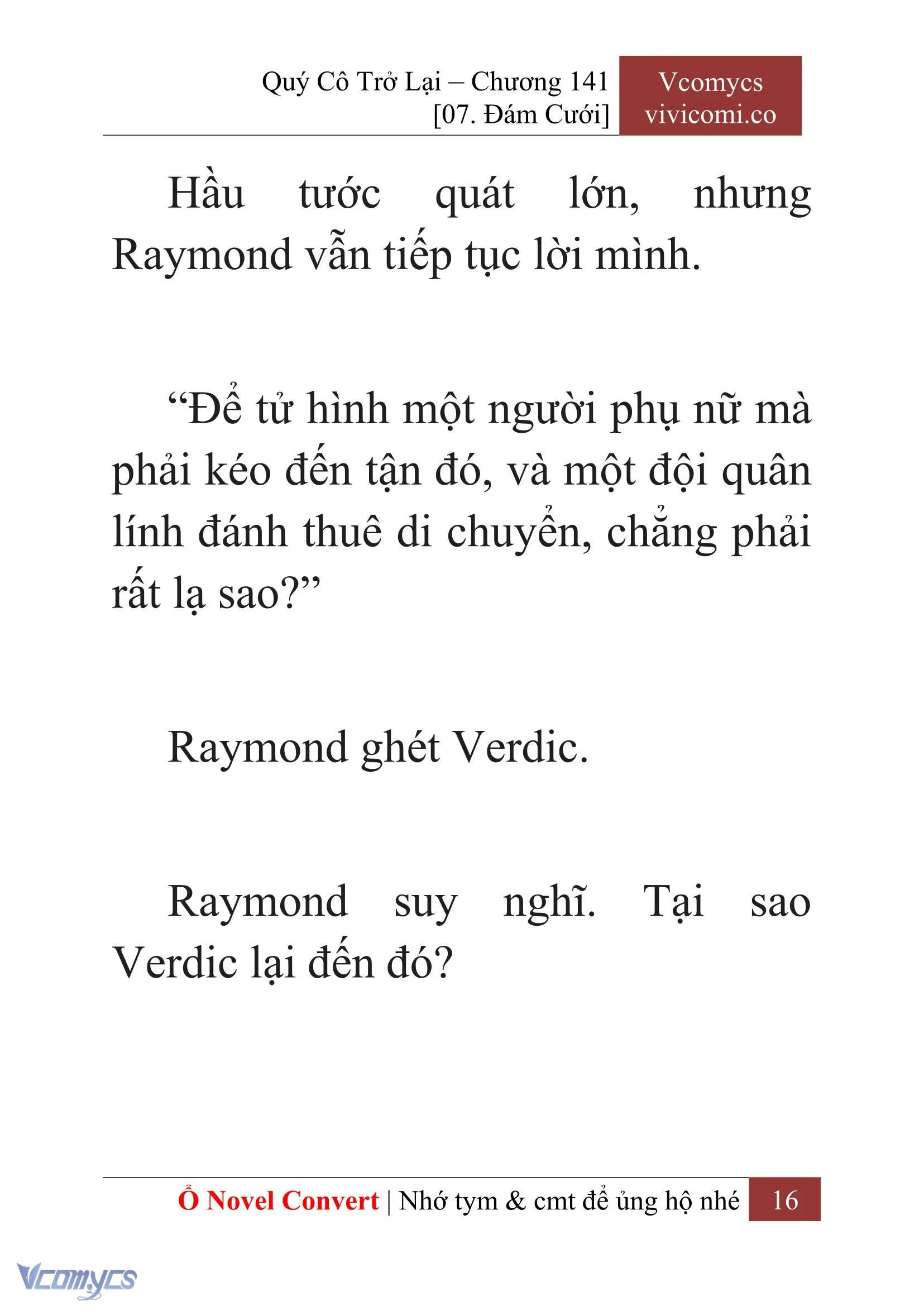 [Novel] Quý Cô Trở Lại Chapter  141 - 18