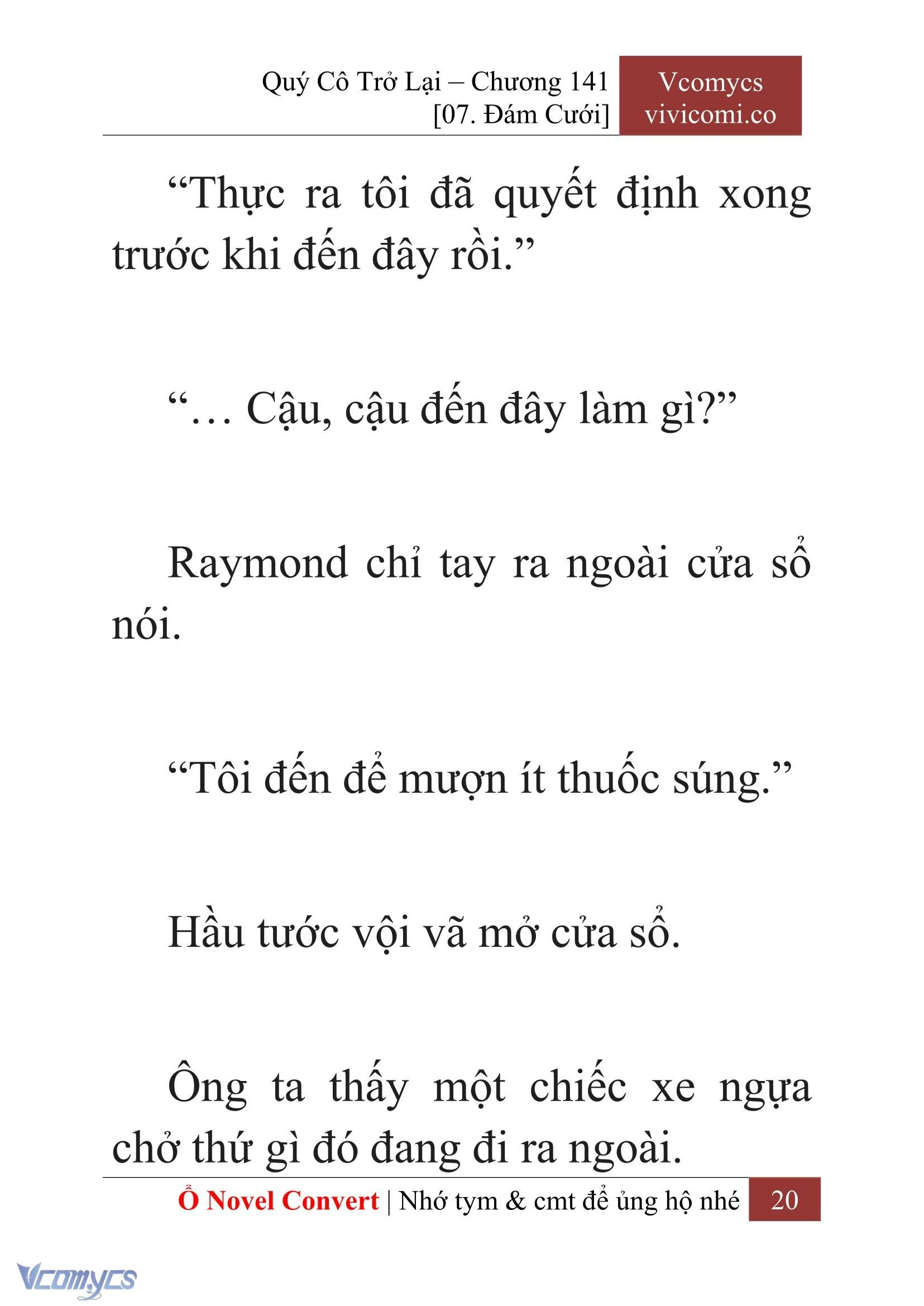 [Novel] Quý Cô Trở Lại Chapter  141 - 22