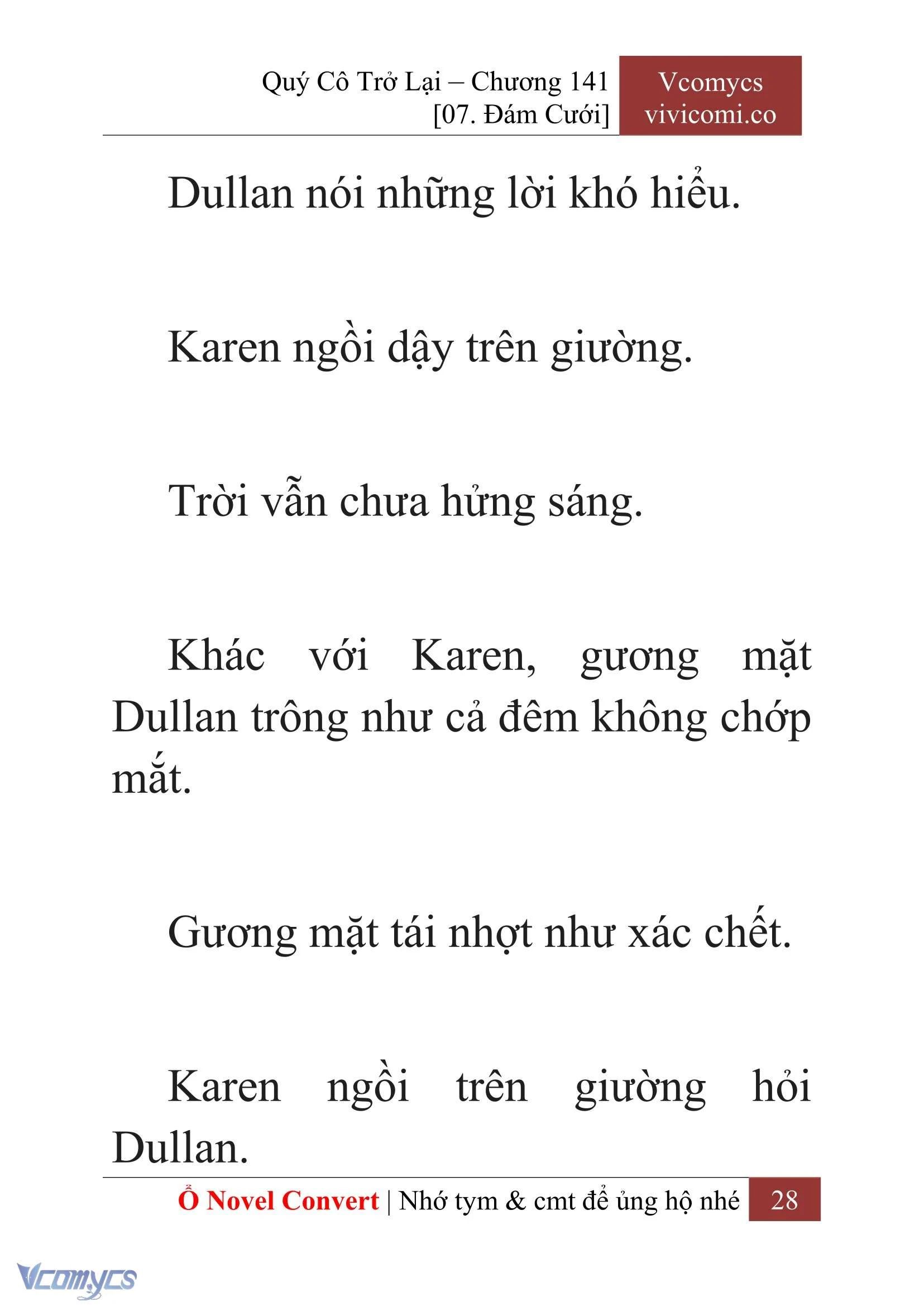 [Novel] Quý Cô Trở Lại Chapter  141 - 30