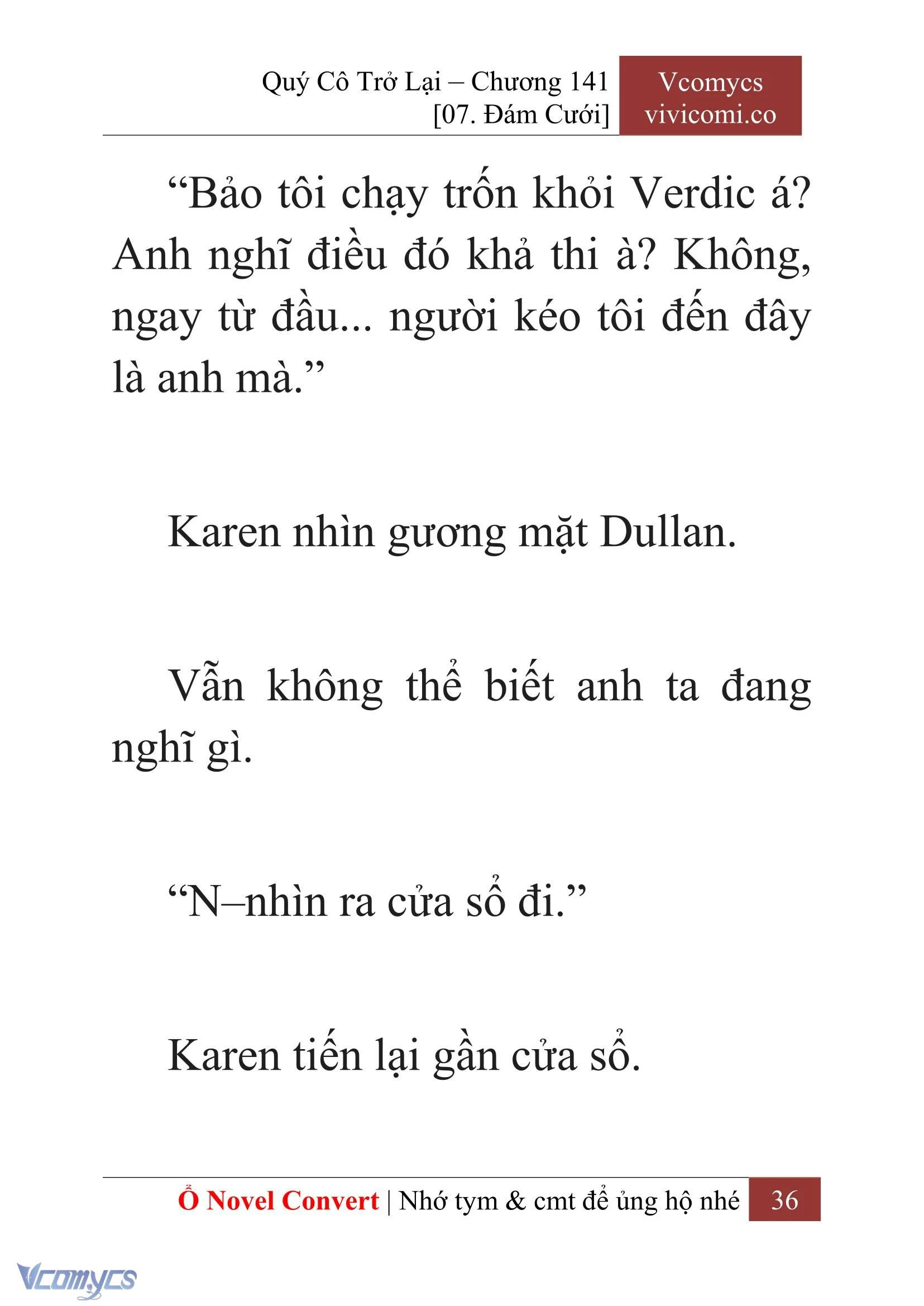[Novel] Quý Cô Trở Lại Chapter  141 - 38