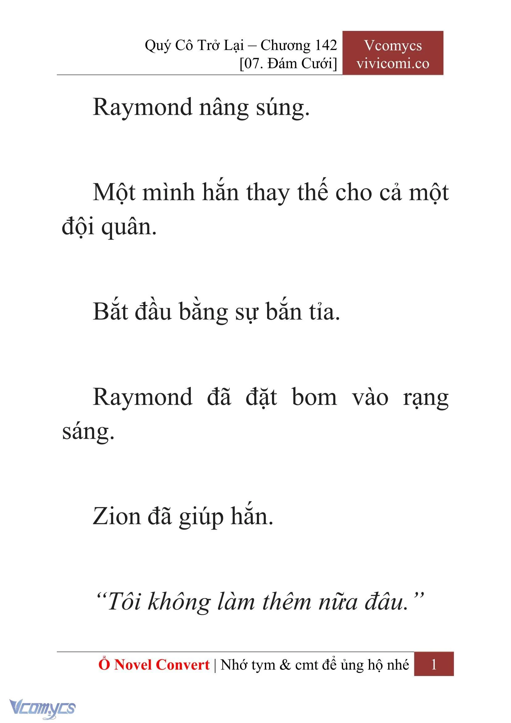 [Novel] Quý Cô Trở Lại Chapter  142 - 3