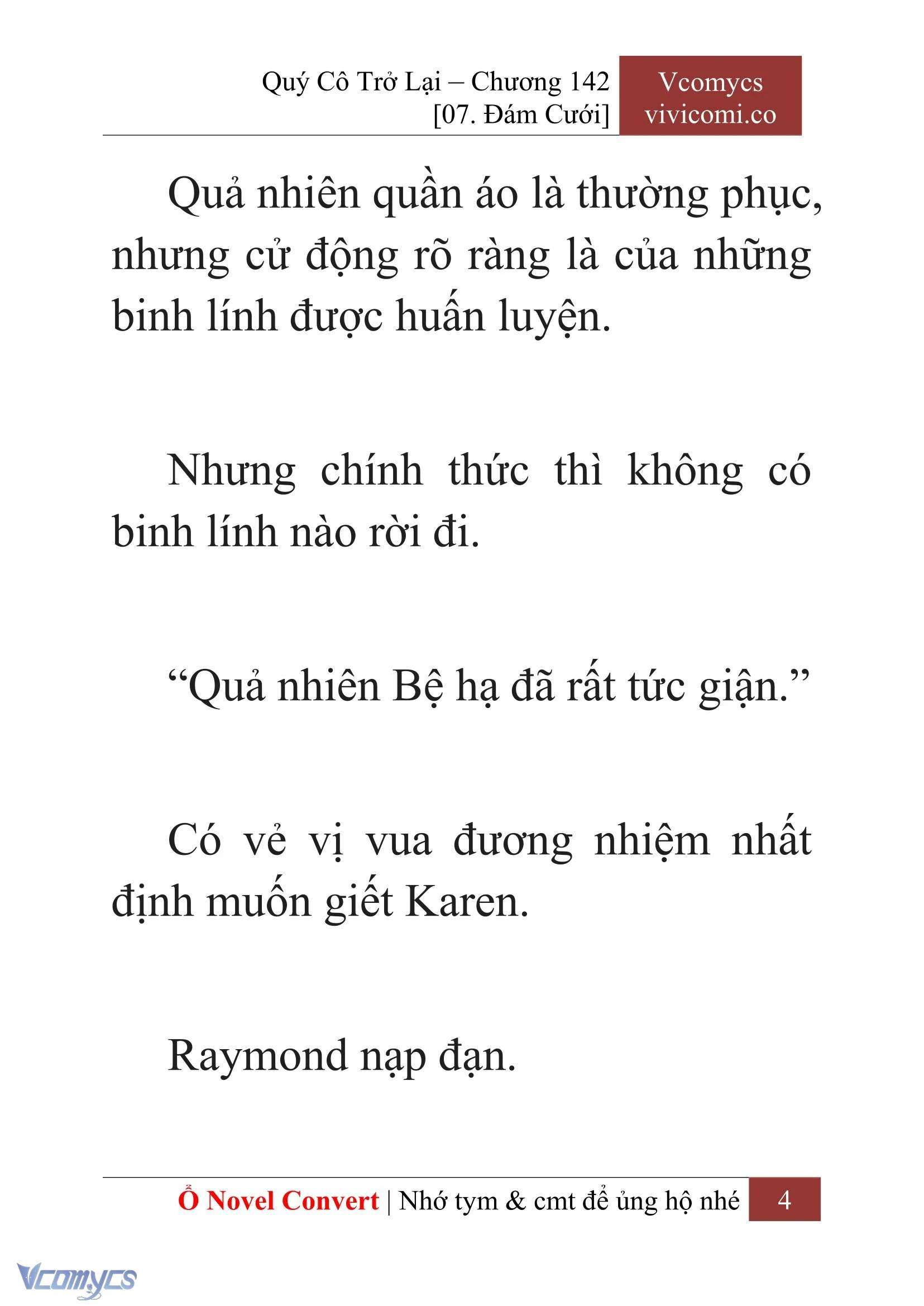 [Novel] Quý Cô Trở Lại Chapter  142 - 6