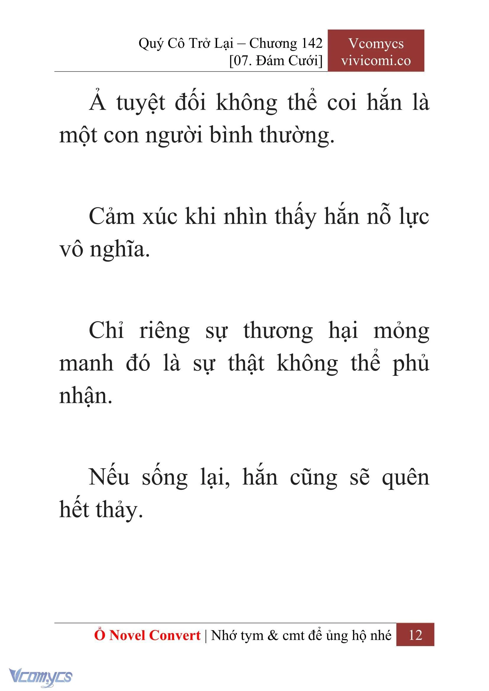 [Novel] Quý Cô Trở Lại Chapter  142 - 14