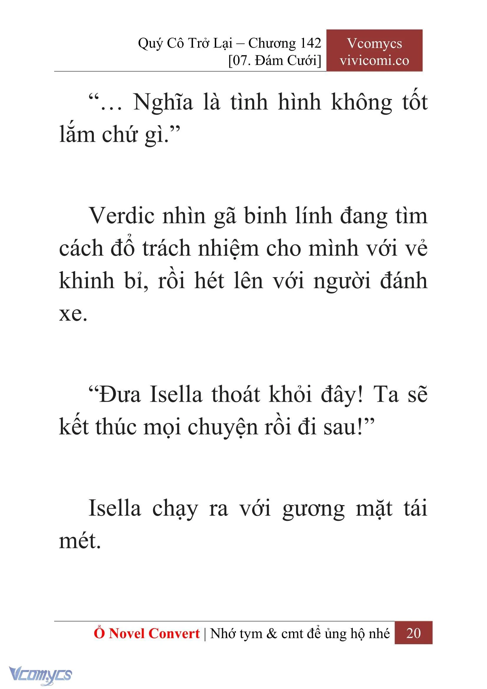 [Novel] Quý Cô Trở Lại Chapter  142 - 22