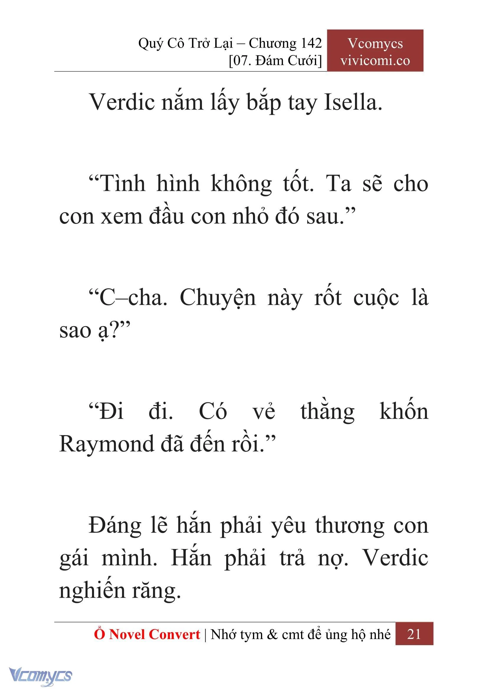 [Novel] Quý Cô Trở Lại Chapter  142 - 23