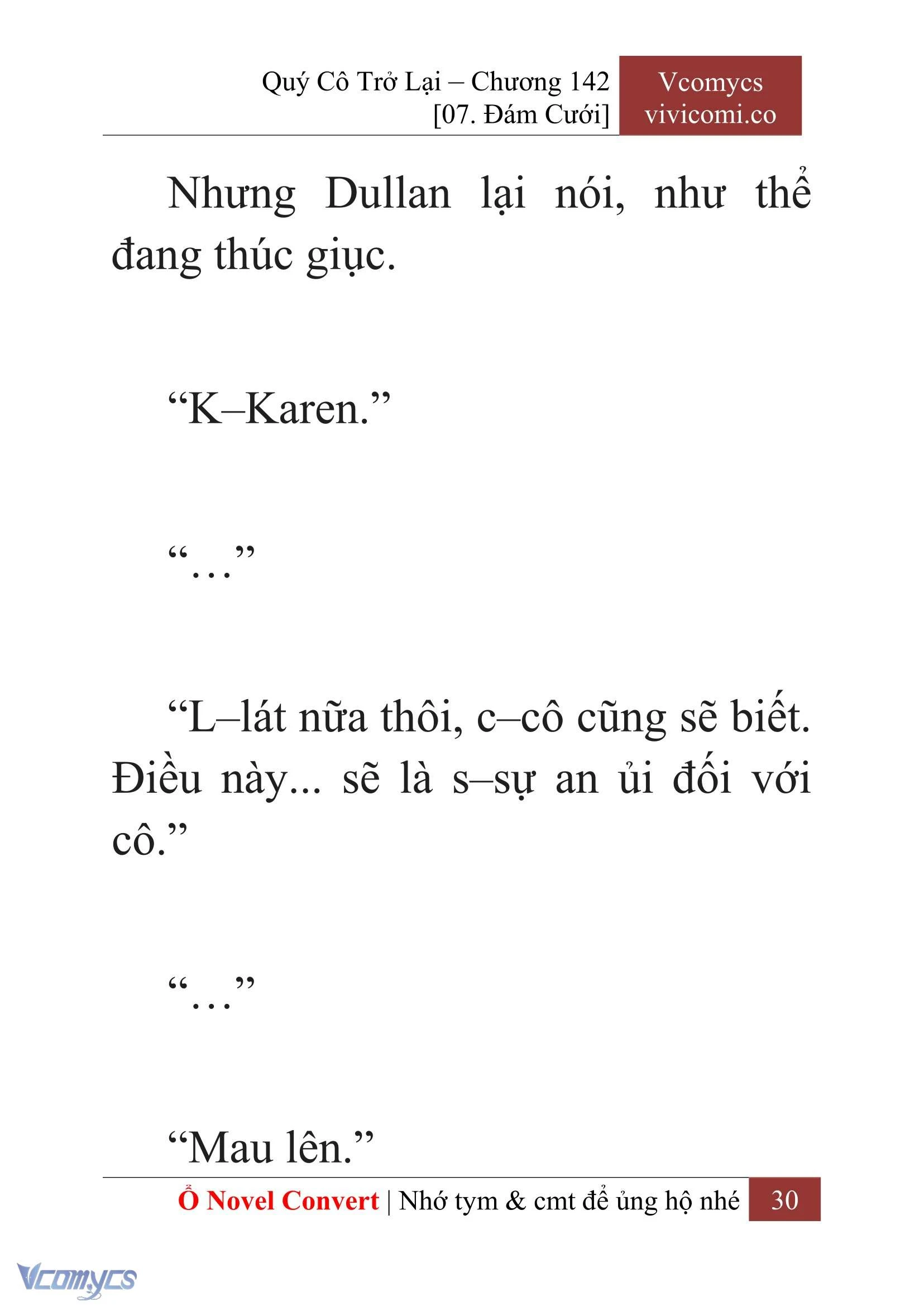 [Novel] Quý Cô Trở Lại Chapter  142 - 32