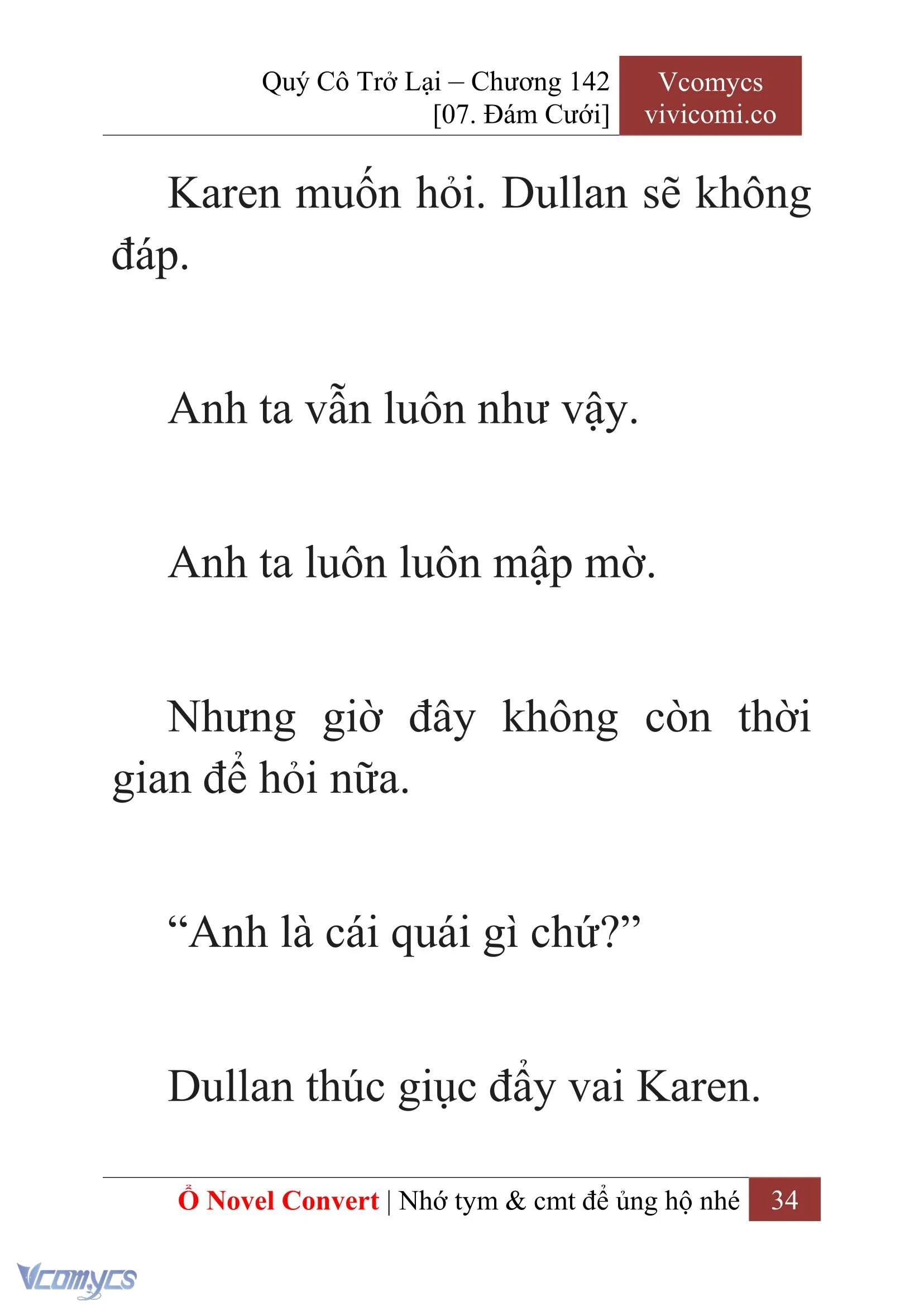 [Novel] Quý Cô Trở Lại Chapter  142 - 36