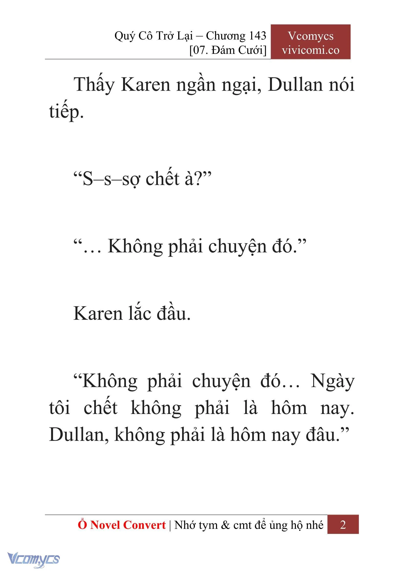 [Novel] Quý Cô Trở Lại Chapter  143 - 4