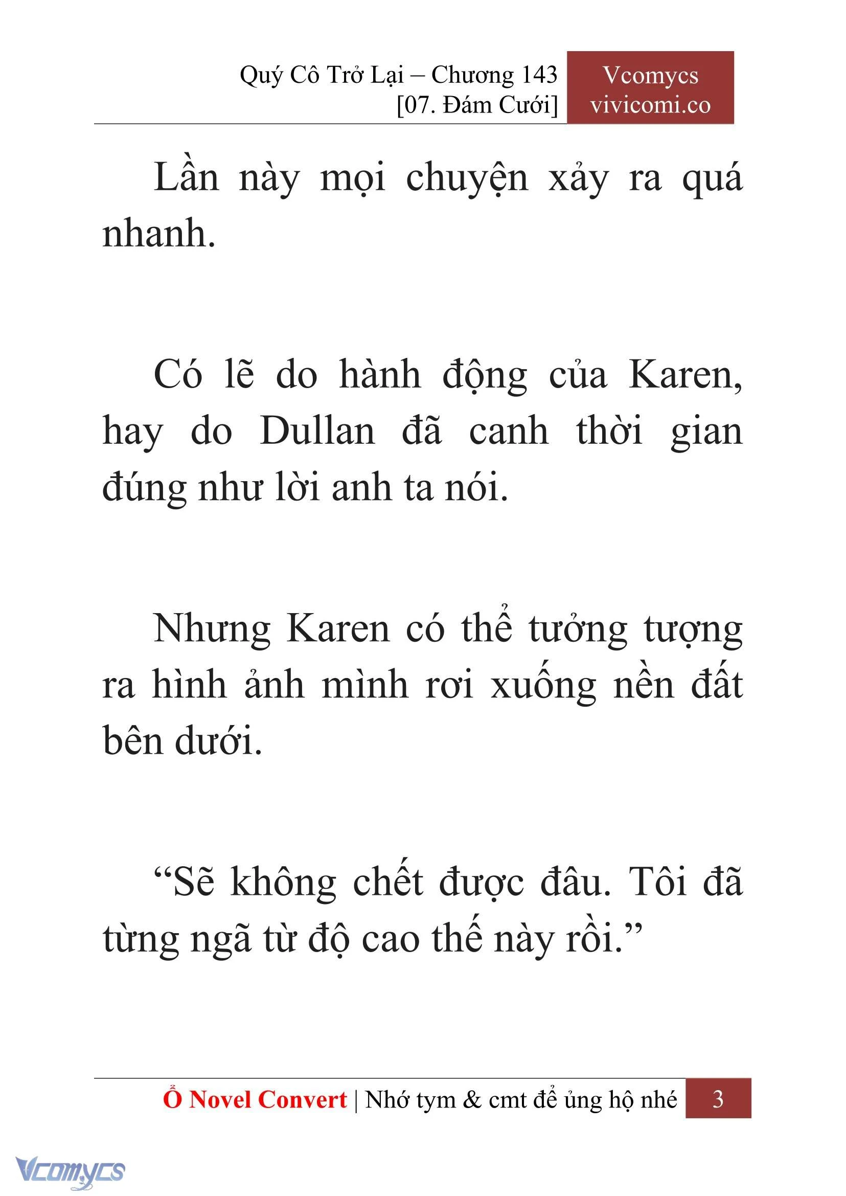 [Novel] Quý Cô Trở Lại Chapter  143 - 5